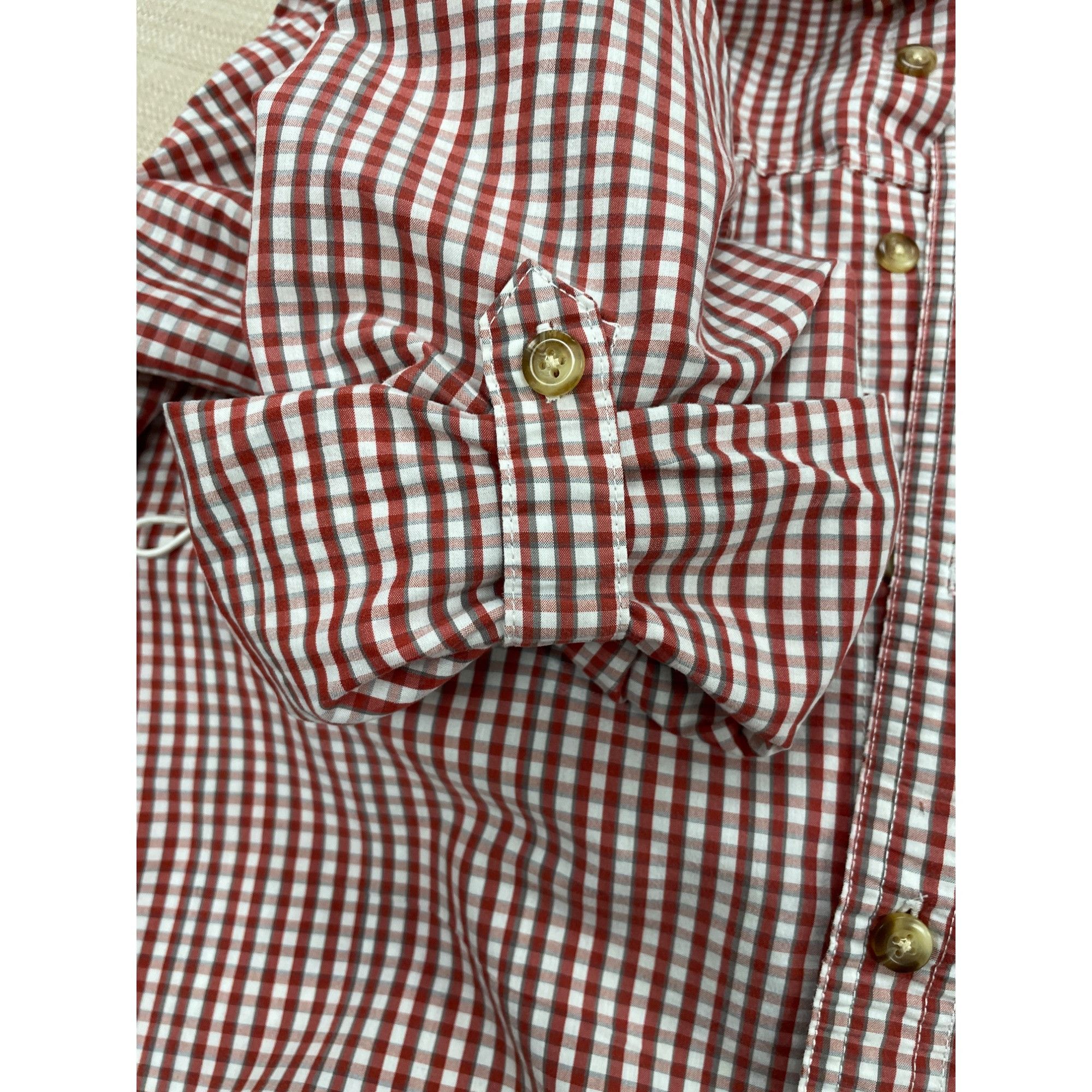 Other Tallwoods Element Wear Men's Red Plaid Fishing Shirt Size L Size US L / EU 52-54 / 3 - 5 Thumbnail