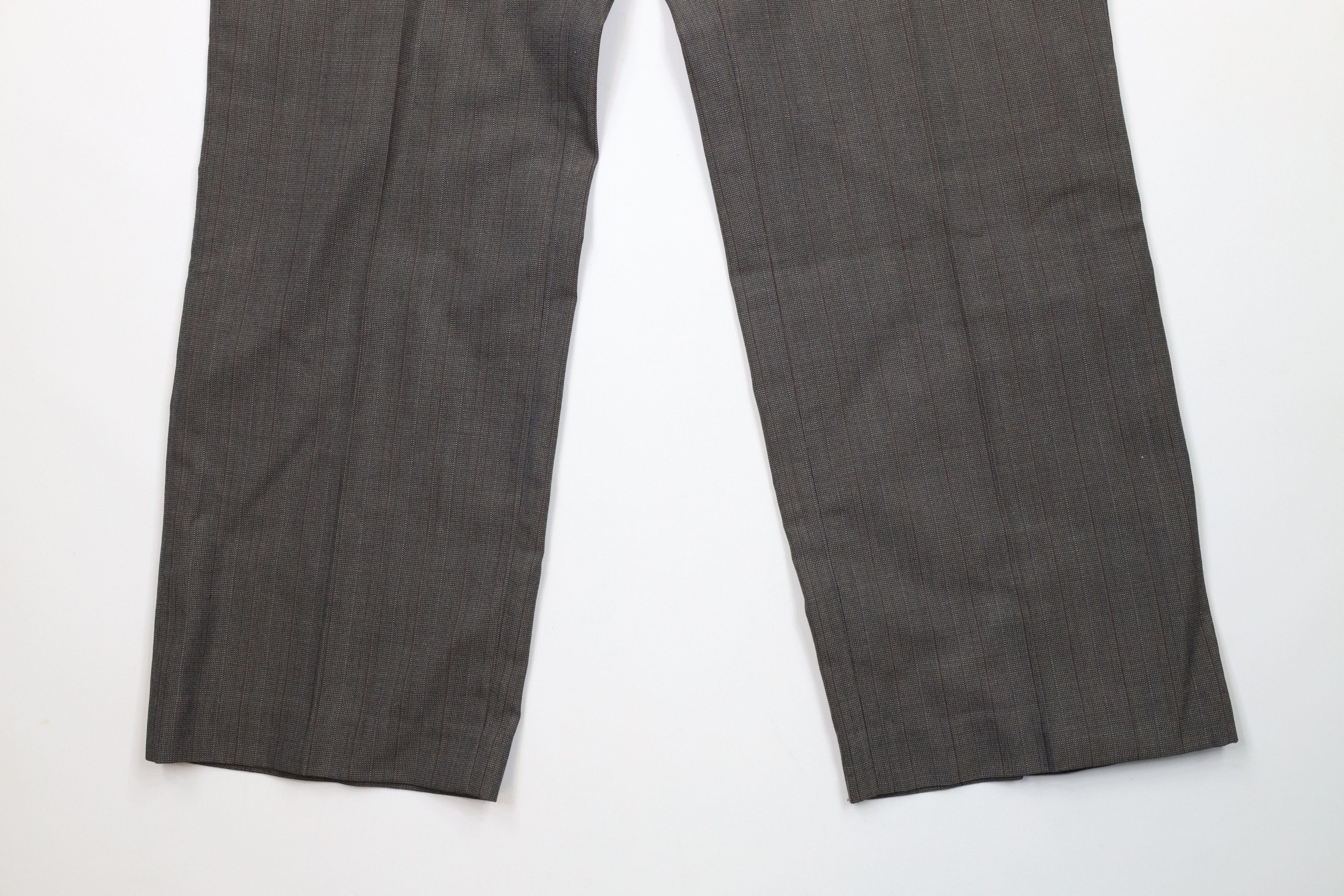 Vintage Vintage 90s Streetwear Striped Wide Leg Chino Pants Trousers Size US 36 / EU 52 - 4 Thumbnail