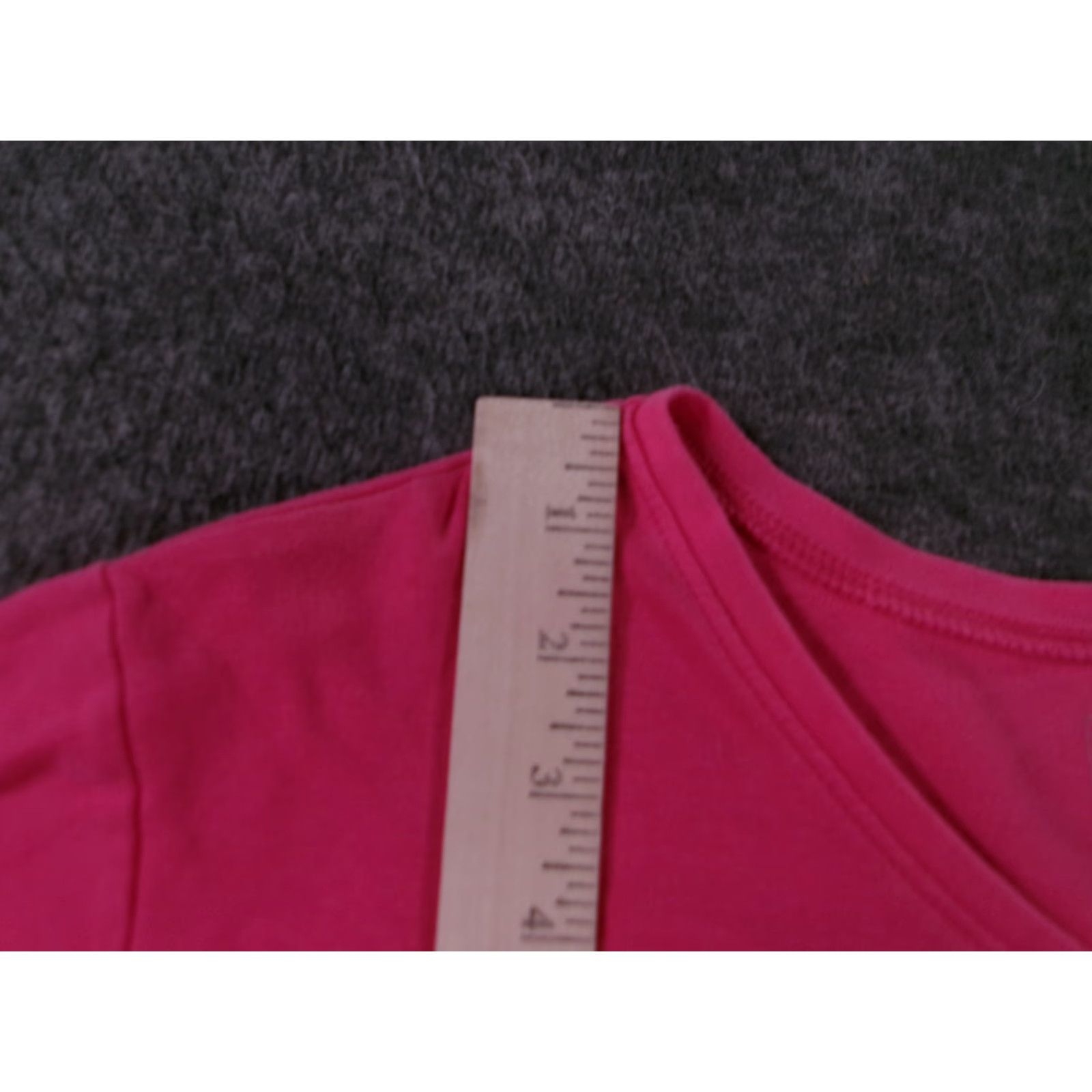 Vintage VINTAGE LL Bean Top Women XL Pink 100% Cotton V-Neck Long Sleeve T-Shirt Casual Office Basic Classic Preppy All Seasons Mens Womens Boys Girls Size XL / US 12-14 / IT 48-50 - 4 Thumbnail
