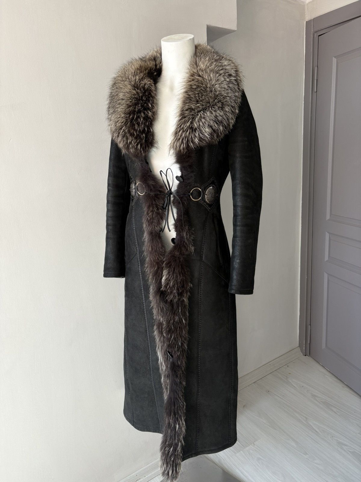 Vintage y2k leather coat Size XS / US 0-2 / IT 36-38 - 4 Thumbnail