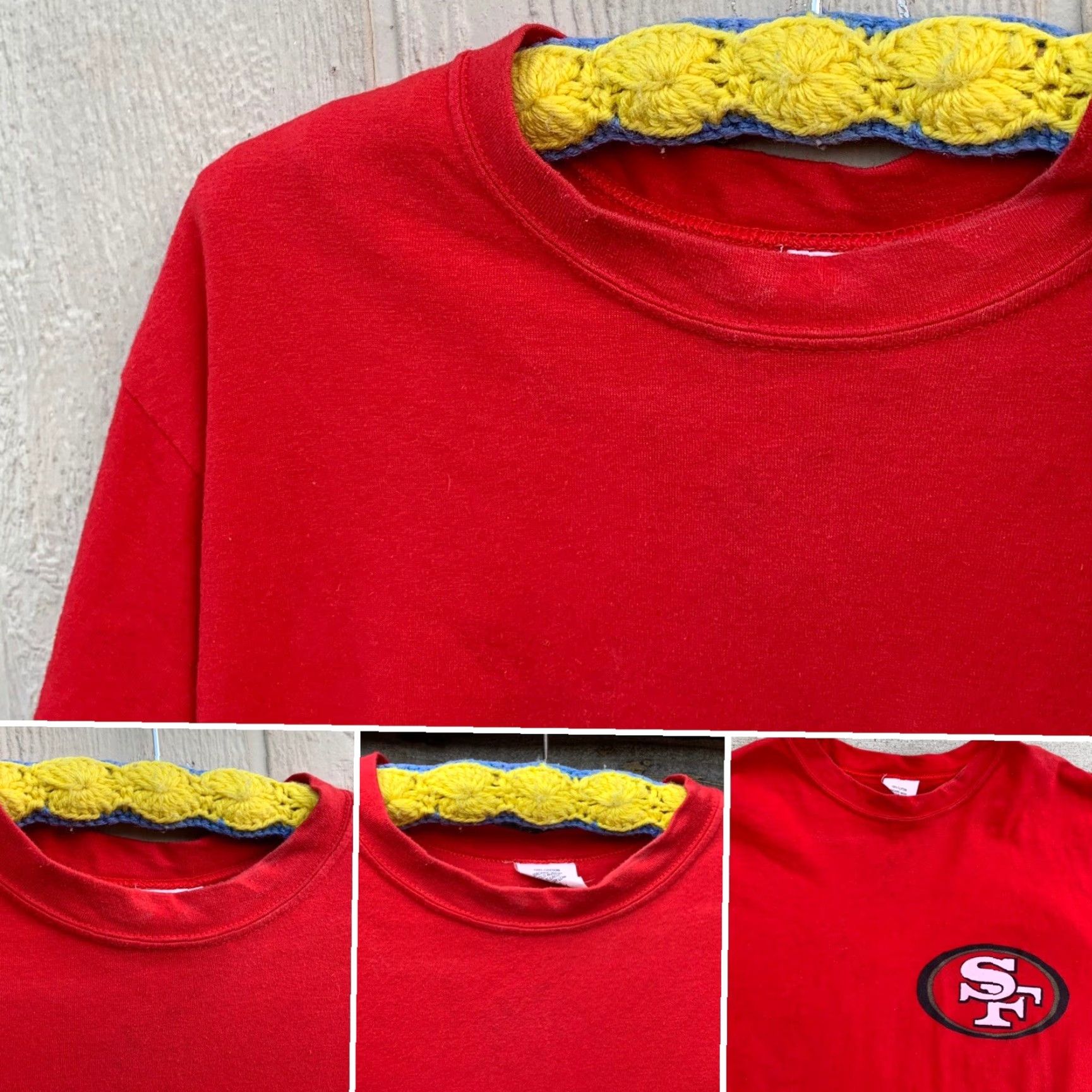 Vintage VINTAGE 49ERS VS RAIDERS Rivalry T Shirt Men L Red 100% Cotton Made in USA Graphic Tee San Francisco Oakland Football Humour (Humor) / Novelty Size US L / EU 52-54 / 3 - 7 Thumbnail
