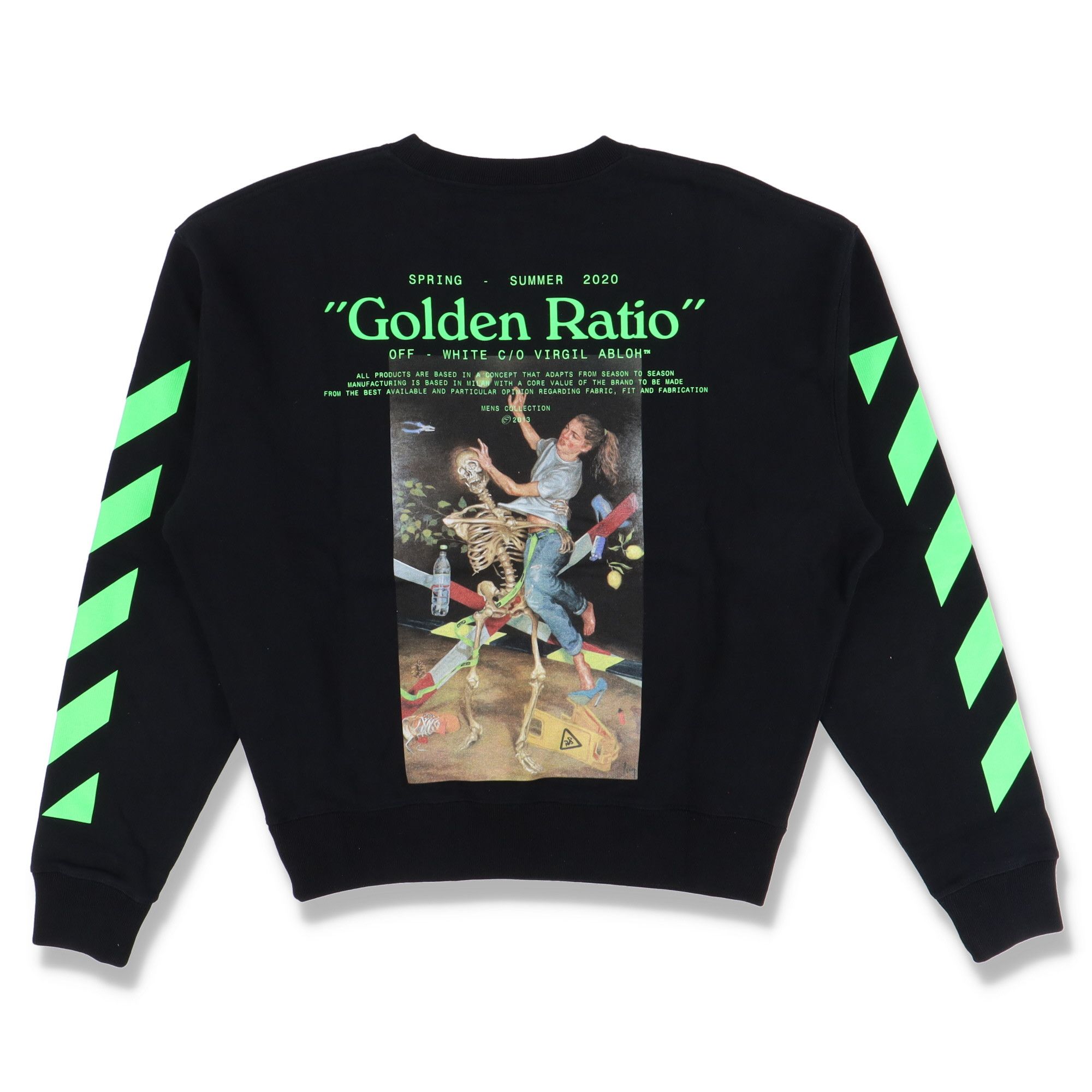 Off-White Black Pascal Golden Ratio Painting Sweatshirt Size US M / EU 48-50 / 2 - 1 Thumbnail
