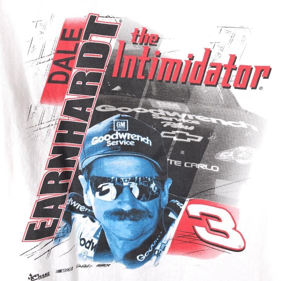 Vintage Vintage Dale Earnhardt T Shirt Mens Size XL White Y2K Size US XL / EU 56 / 4 - 4 Thumbnail