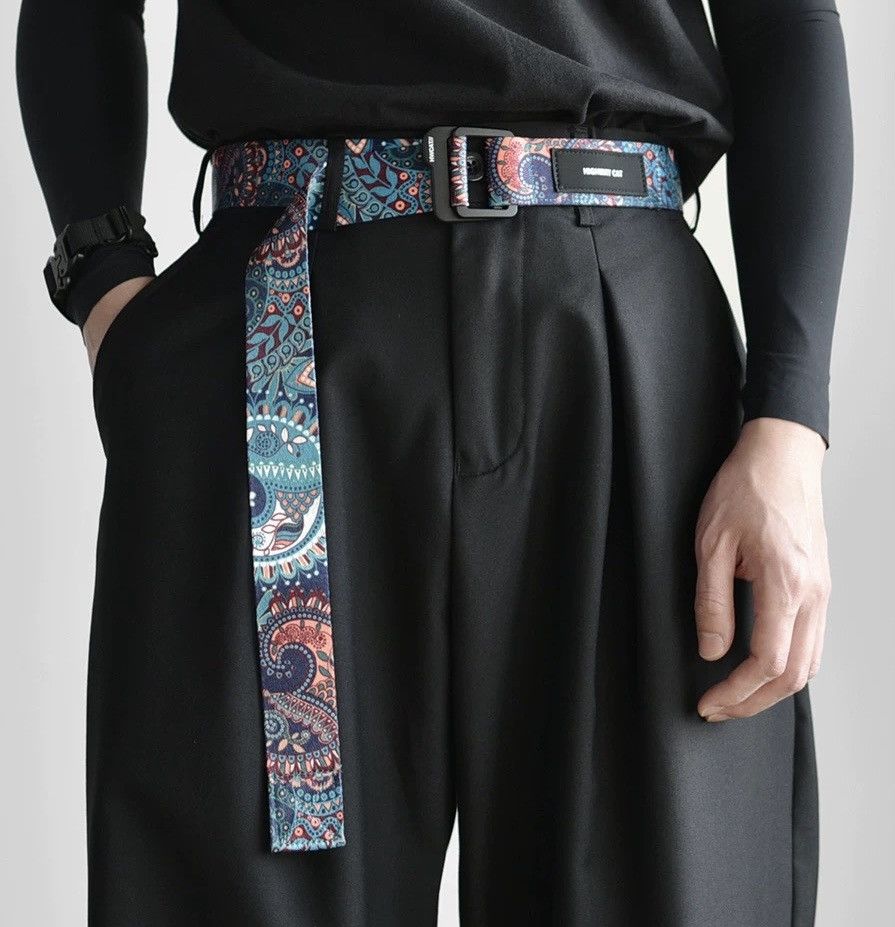 Japanese Brand × Vintage Retro fashion aesthetic colourful paisley belt y2k Size ONE SIZE - 1 Thumbnail