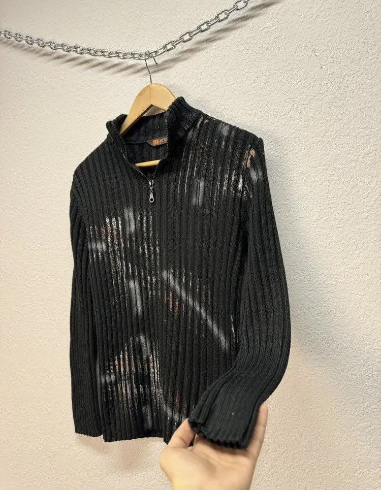 If Six Was Nine × Le Grande Bleu (L.G.B.) × Vintage Vintage Sweater Avant Garde If Six Was Nine Style Gothic Size US M / EU 48-50 / 2 - 2 Thumbnail