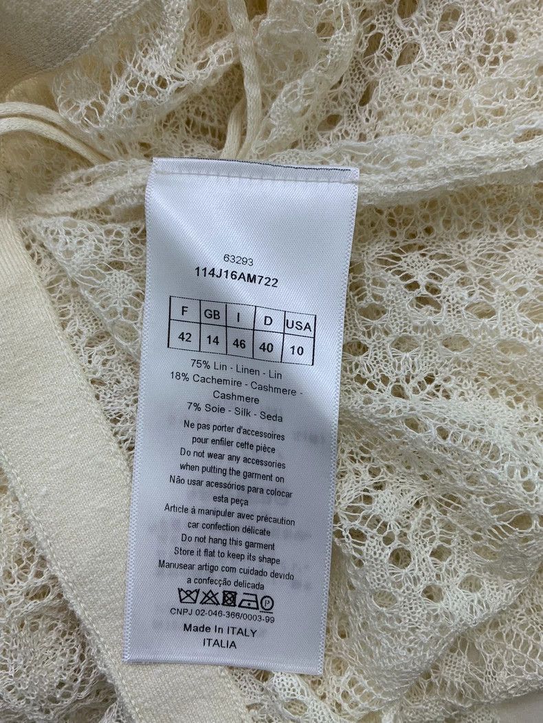 Dior Dior White hollow lace skirt Size 27" / US 4 / IT 40 - 5 Thumbnail