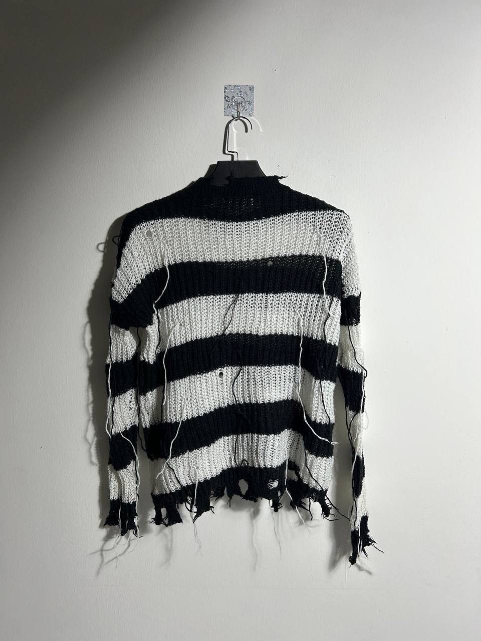 Seditionaries Destroyed Knit Sweater Grunge IfSixWasNine Balenciaga Style Size US M / EU 48-50 / 2 - 12 Thumbnail