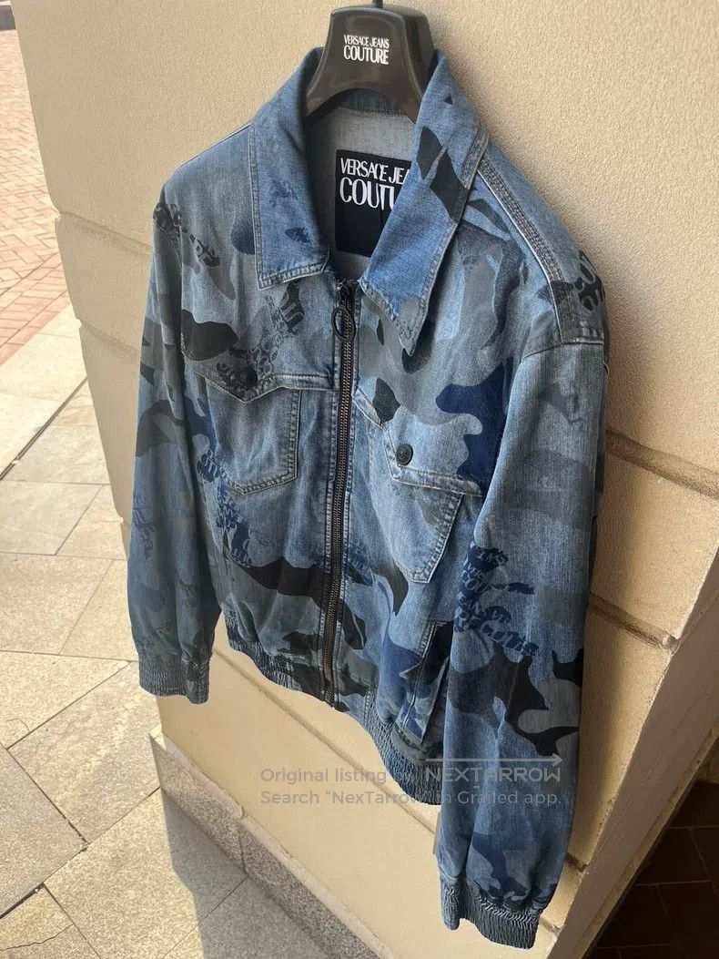 Versace Versace Men's denim jacket jacket Size US XL / EU 56 / 4 - 3 Thumbnail