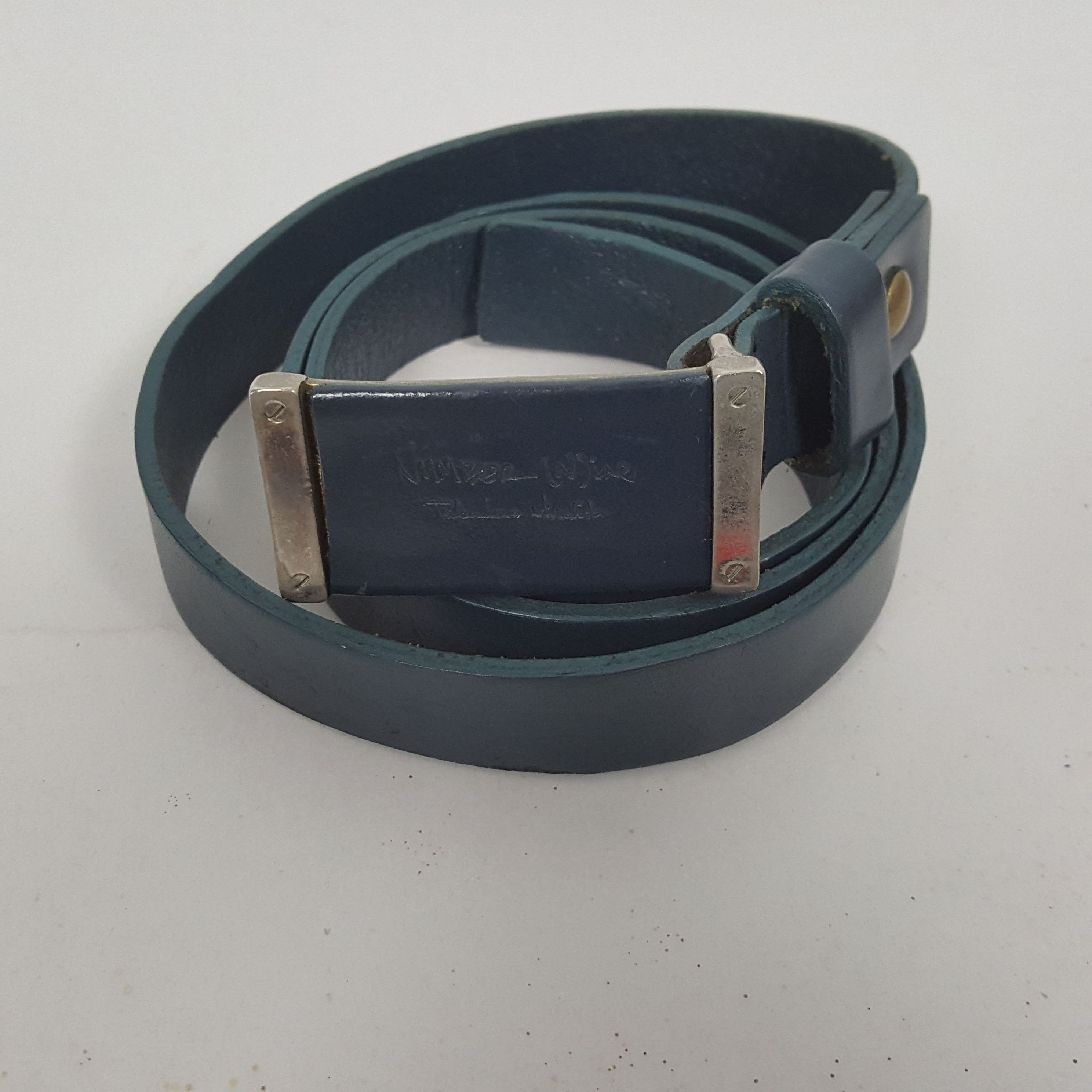 Japanese Brand Vintage NUMBER (N)INE Japanese Designer Brand Belt Size 44 - 1 Thumbnail