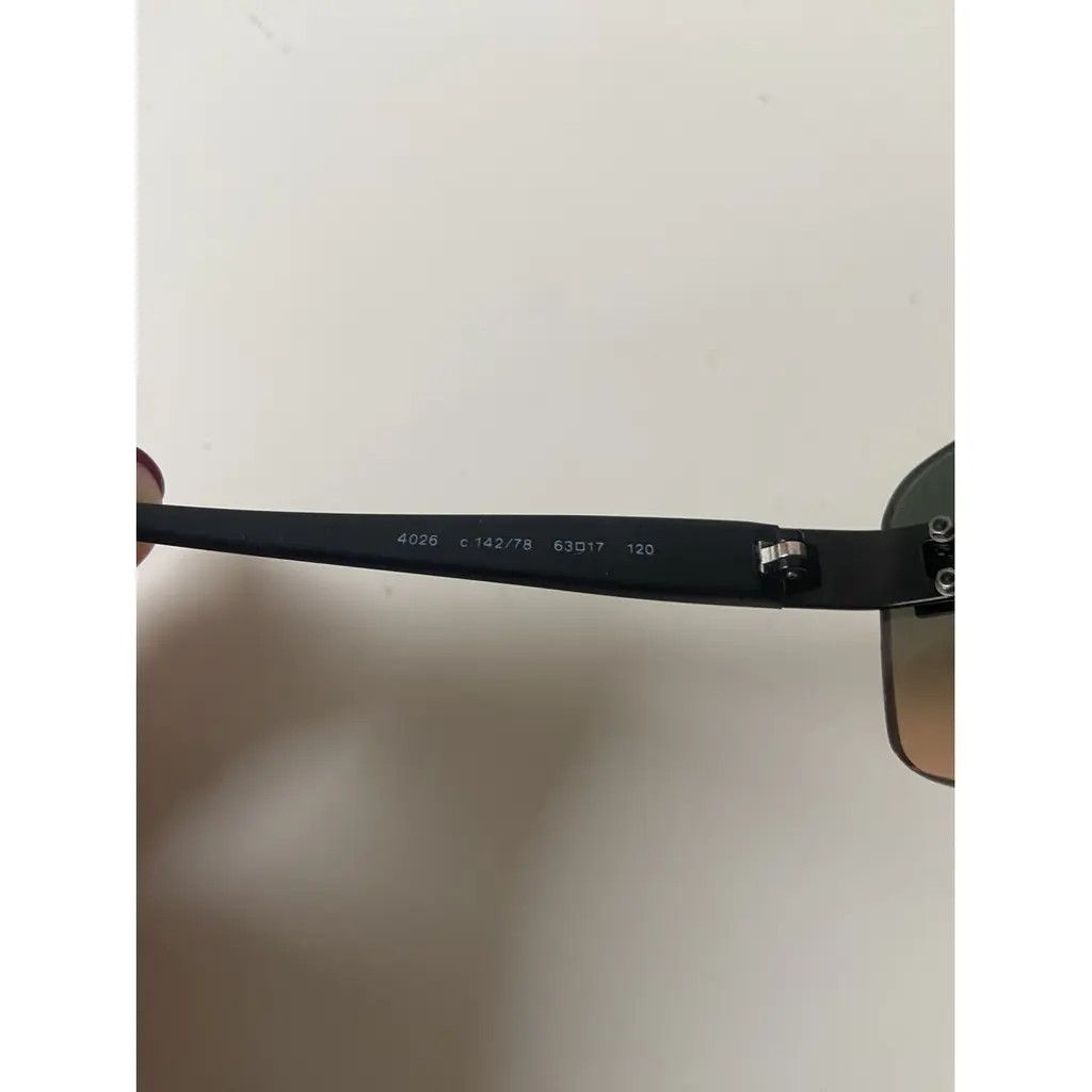 Chanel CHANEL SUNGLASSES 4026 LOGO Black Metal Vintage Iconic 4017 Size ONE SIZE - 7 Thumbnail