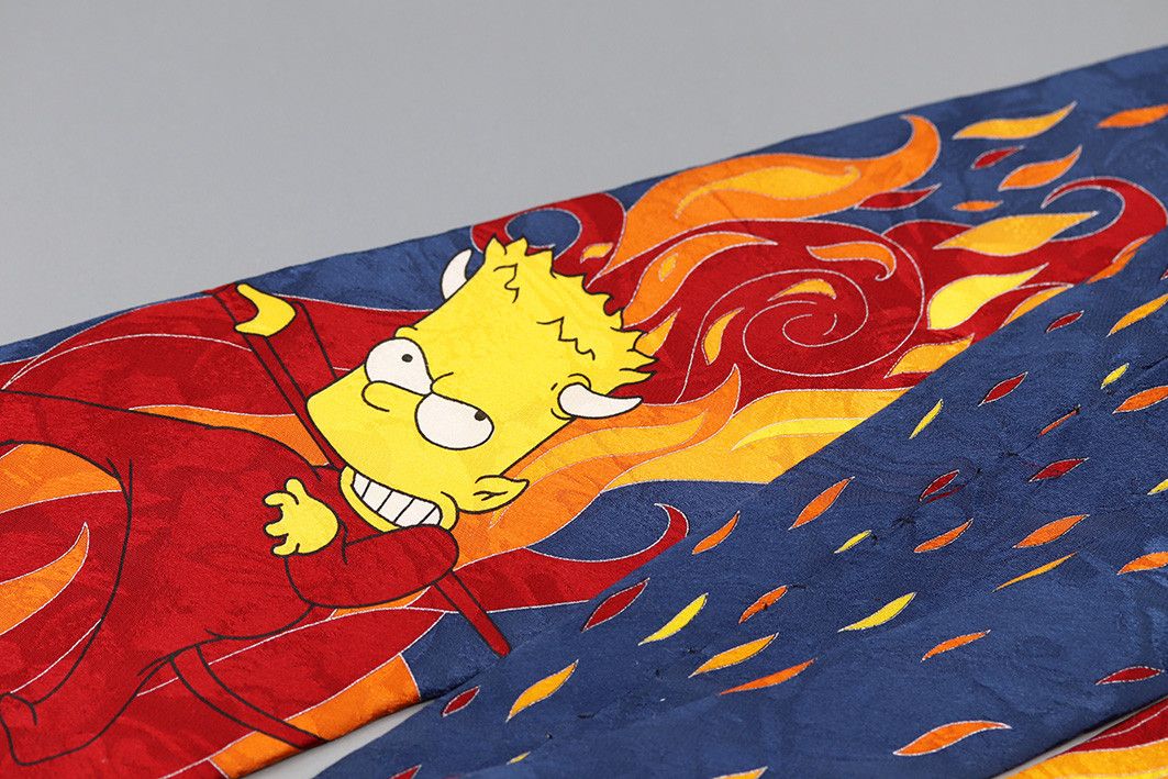 Other Vintage 2000 Bart Simpson Devil Tie – 100% Silk Size ONE SIZE - 7 Thumbnail