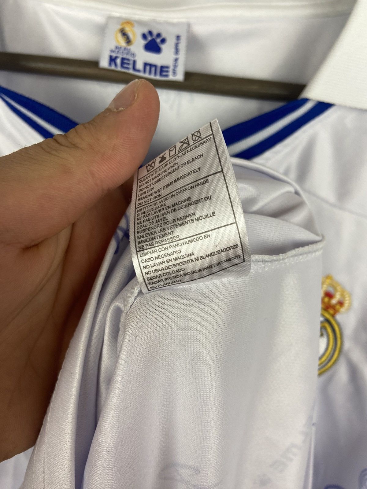 Other Vintage Kelme Real Madrid 95 Football Soccer Shirt Jersey Size US XL / EU 56 / 4 - 15 Thumbnail