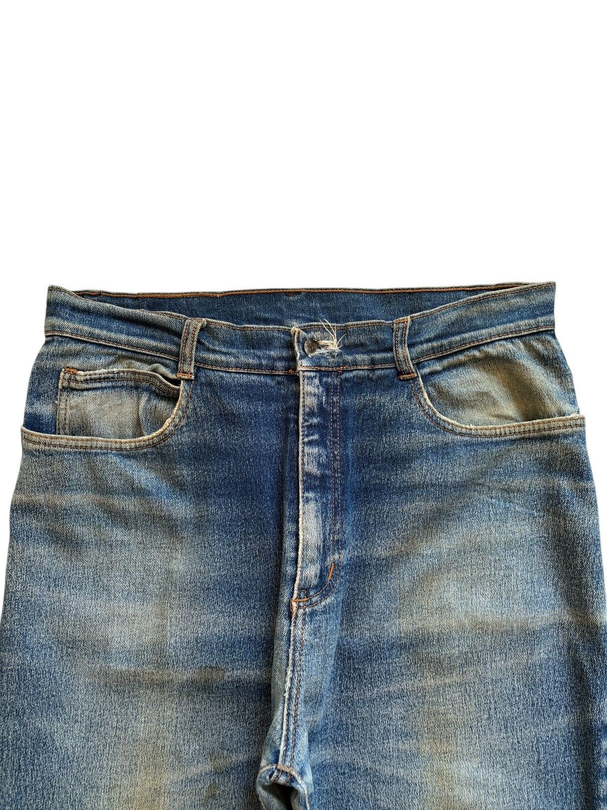 Japanese Brand SALES🔥Vintage Japanese Brand Blue Wash Loose Jeans Size US 32 / EU 48 - 4 Thumbnail