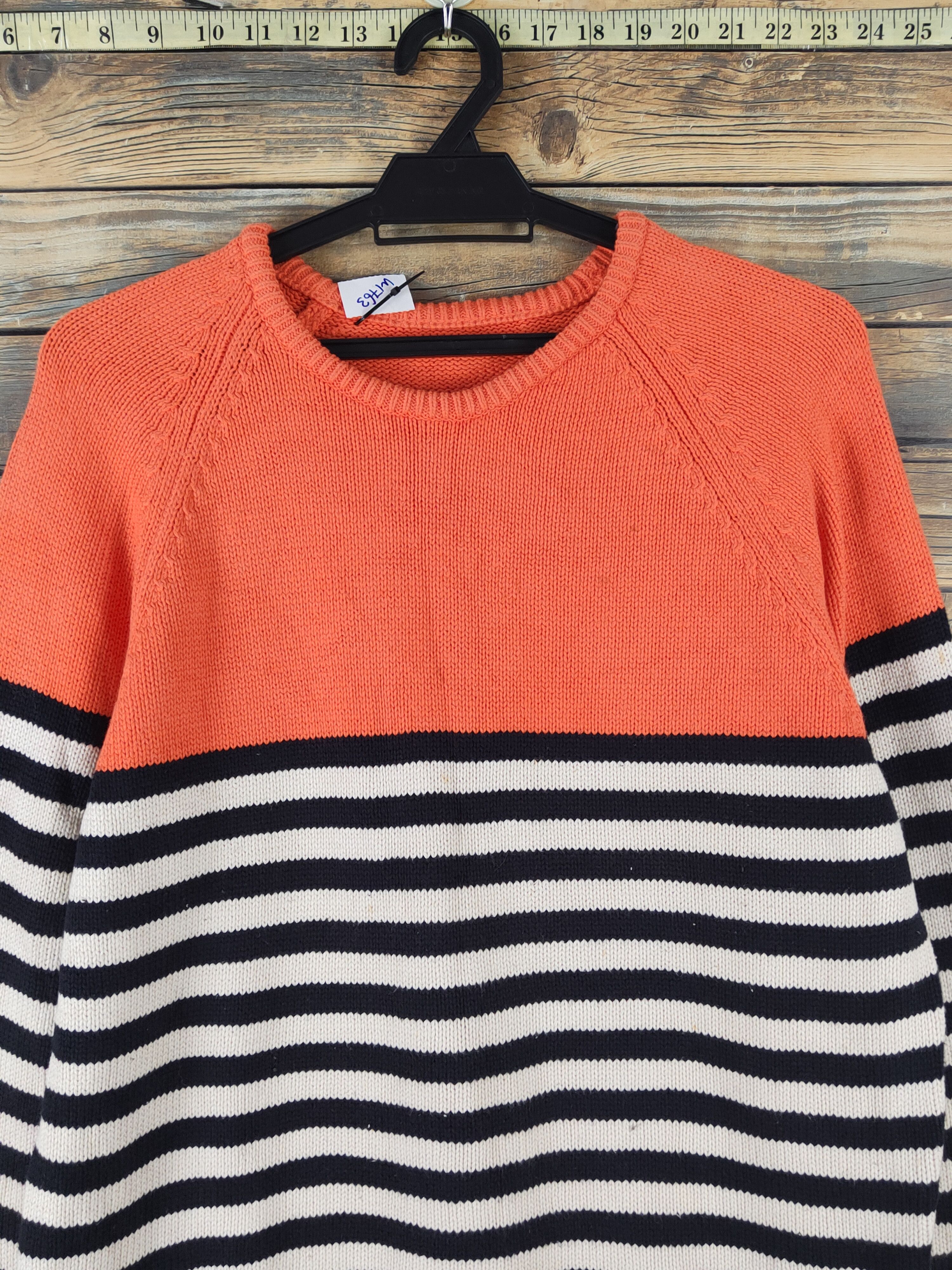 Aran Isles Knitwear Japanese Brand Orange Knitwear Sweatshirts #W1763 Size US L / EU 52-54 / 3 - 2 Thumbnail