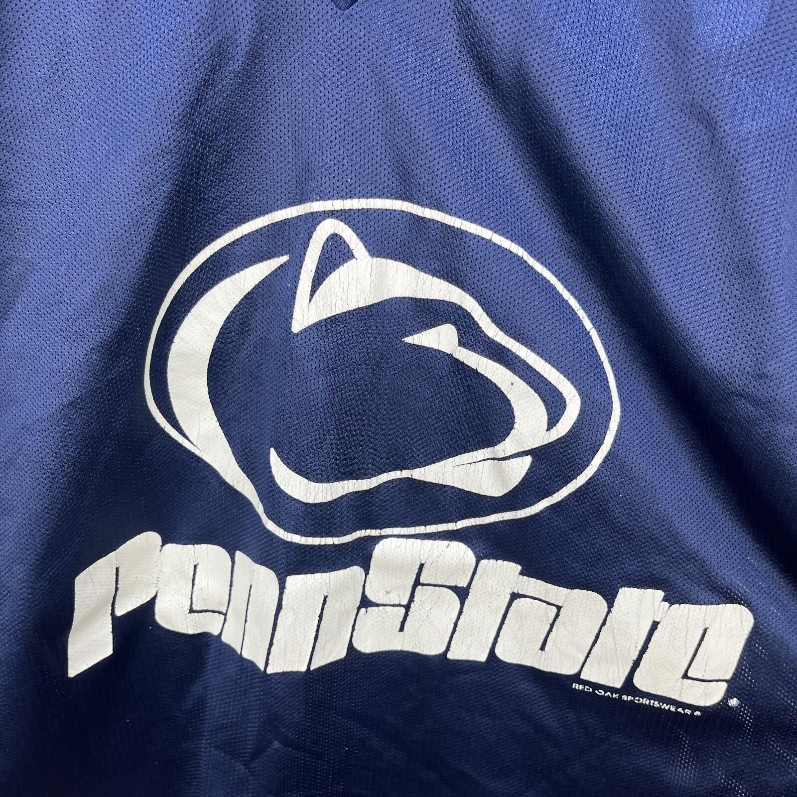 Other Vintage Penn State Nittany Lions Navy Hockey Jersey Large Size ONE SIZE - 2 Thumbnail