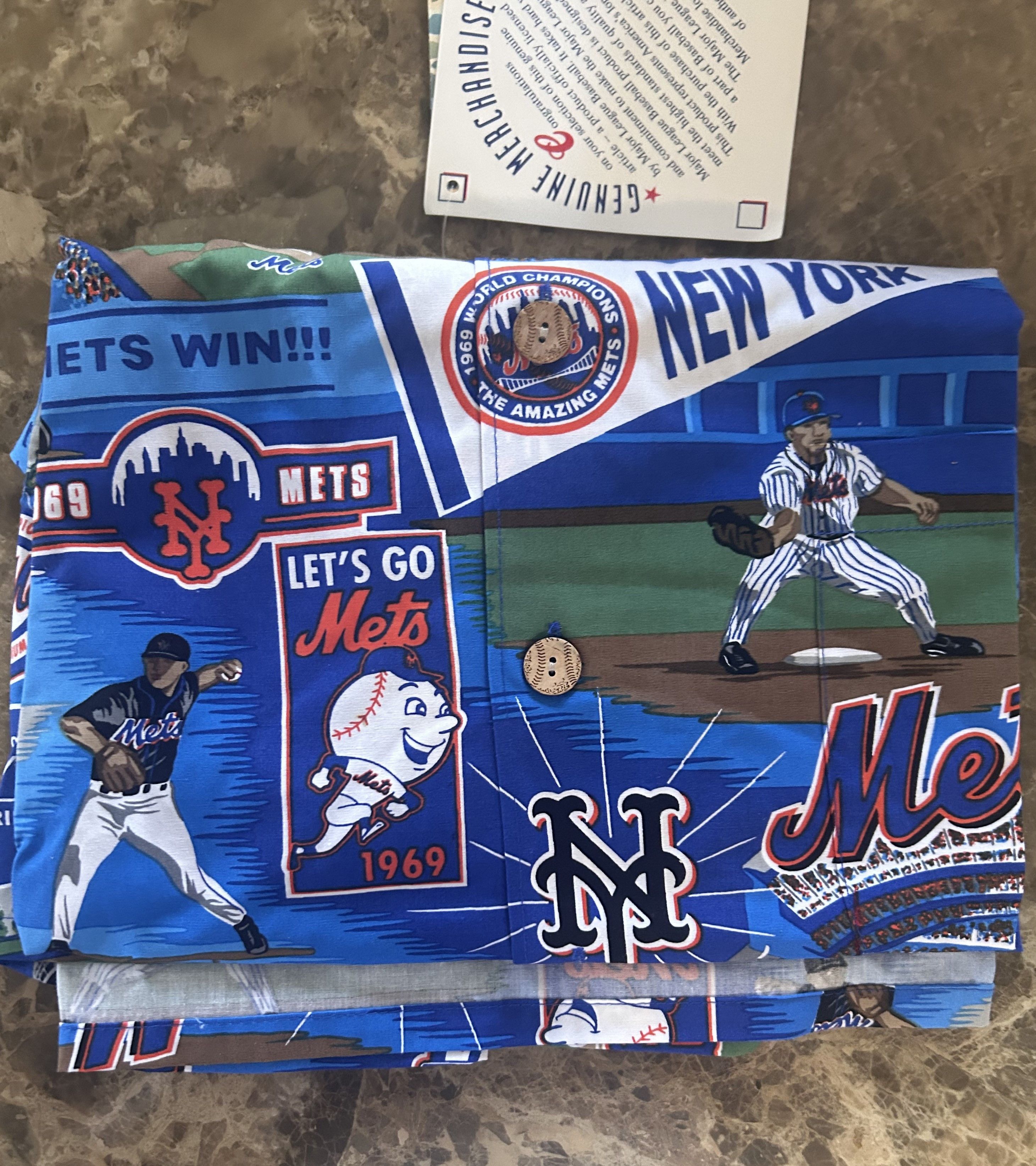 Reyn Spooner Reyn Spooner NY Mets 1969 1986 World Series Shirt M NWT Size US M / EU 48-50 / 2 - 5 Thumbnail