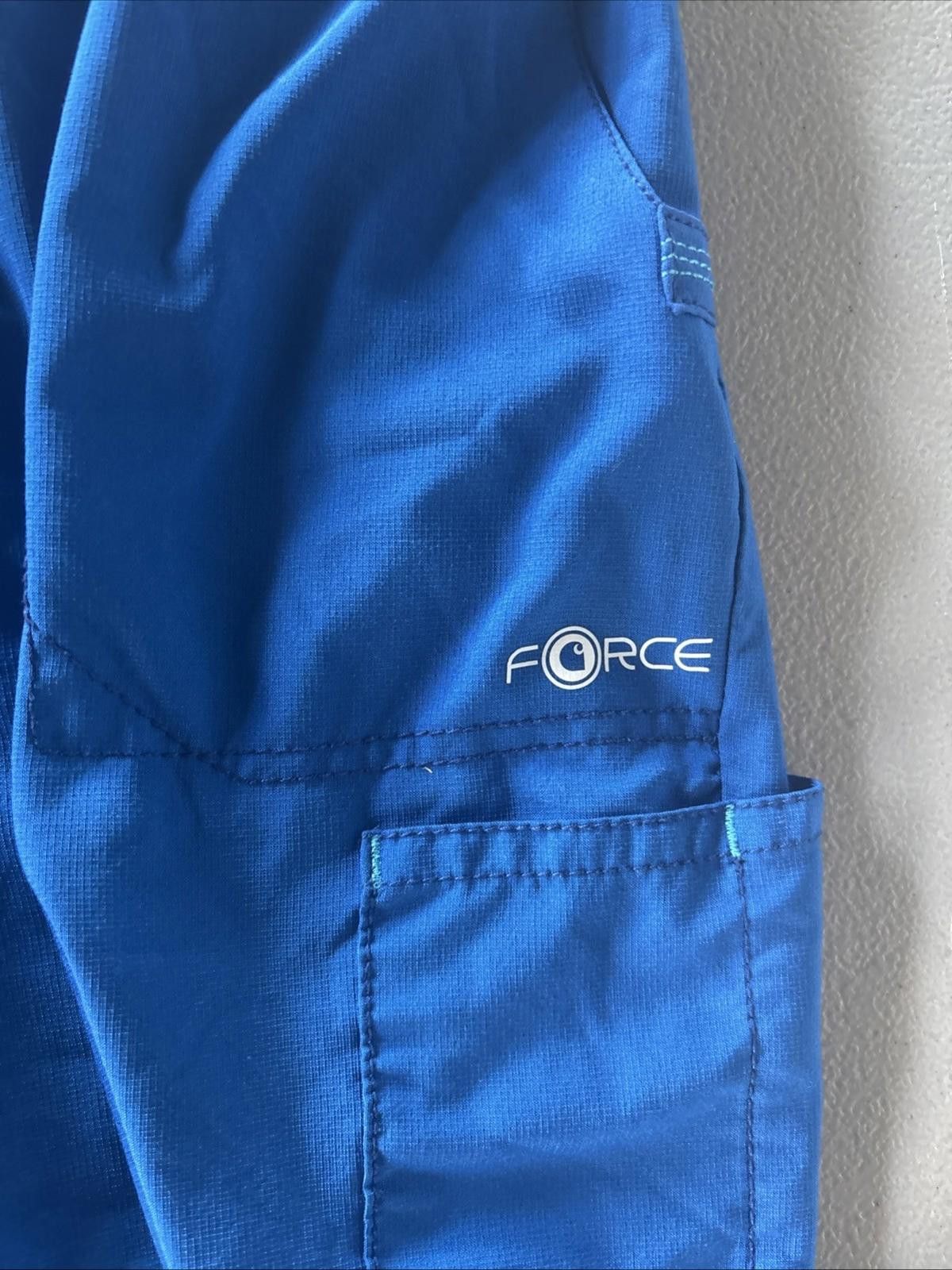 Carhartt Carhartt Women’s Force Blue Scrub Pants size 2XL Size ONE SIZE - 4 Thumbnail
