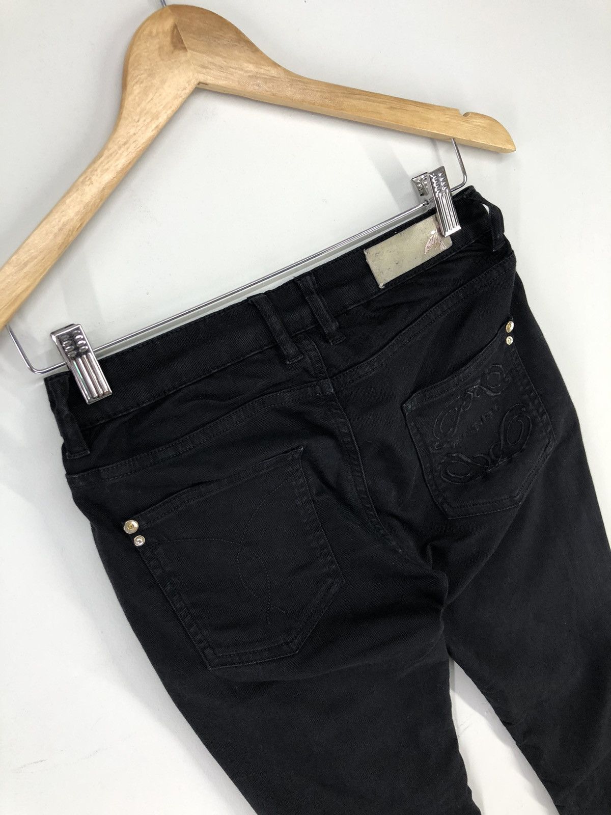 Patrizia Pepe Patrizia Pepe Distressed Black Skinny Jeans Size 26" / US 2 / IT 38 - 13 Thumbnail