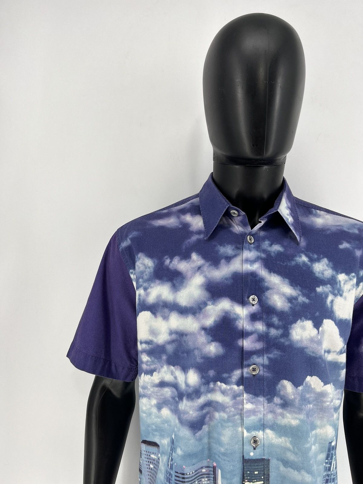 Other Vintage Benetti World Men’s Hawaiian Shirt City Scene Print Size US L / EU 52-54 / 3 - 9 Thumbnail
