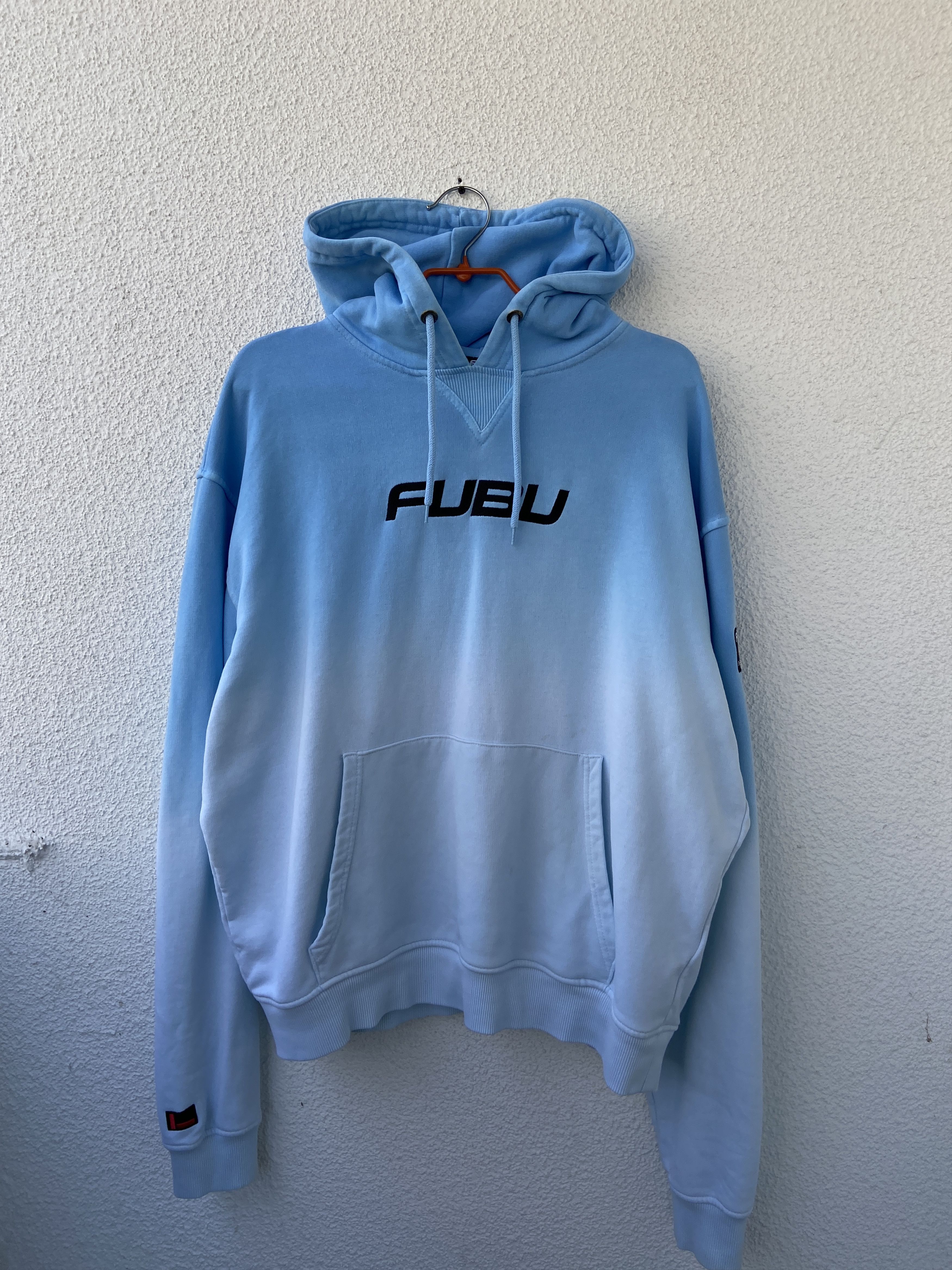 Fubu Fubu blue gradient embroidered oversize hoodie Size US M / EU 48-50 / 2 - 1 Thumbnail