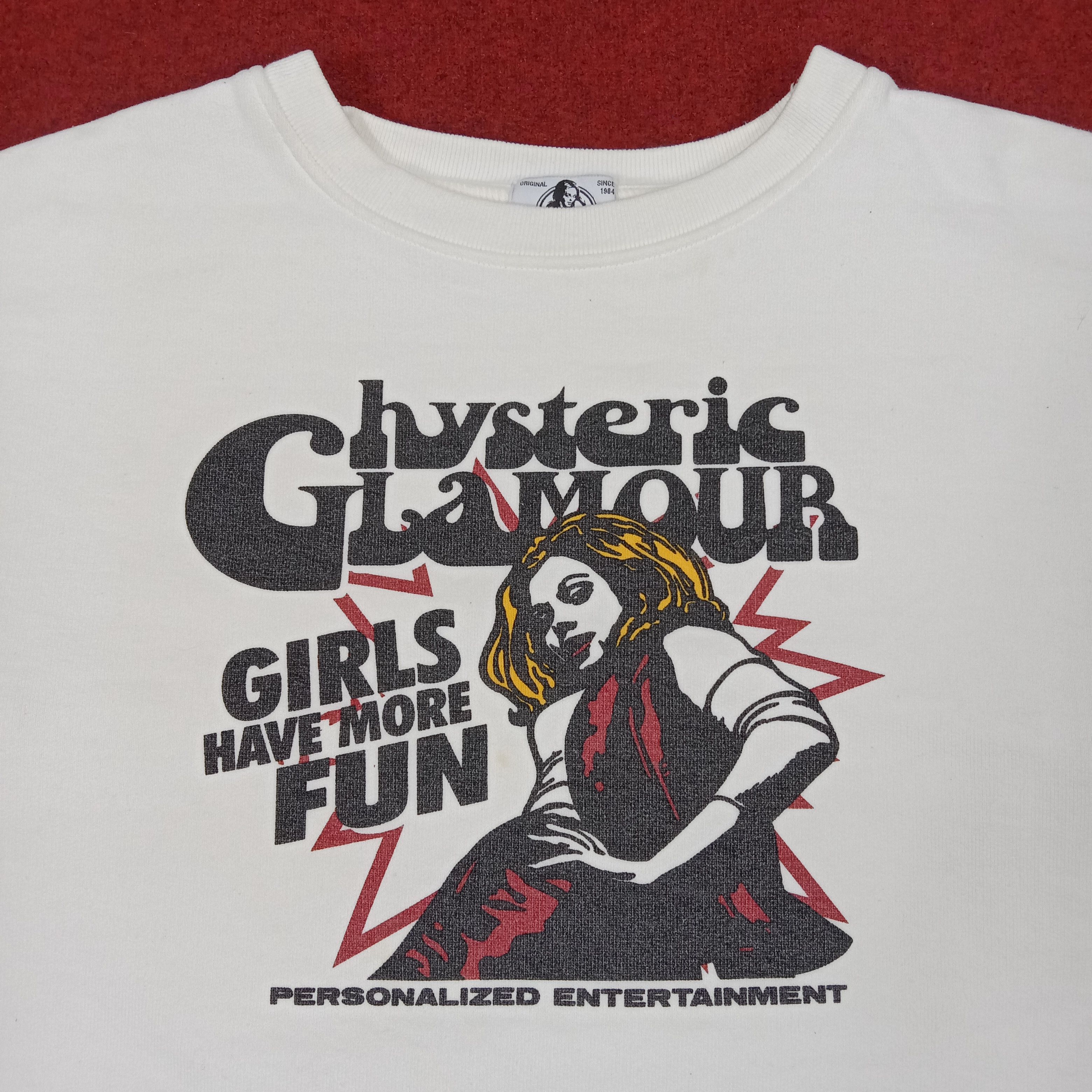 Hysteric Glamour Hysteric Glamour Japanese Brand Center Design Sweatshirt Size US M / EU 48-50 / 2 - 2 Thumbnail