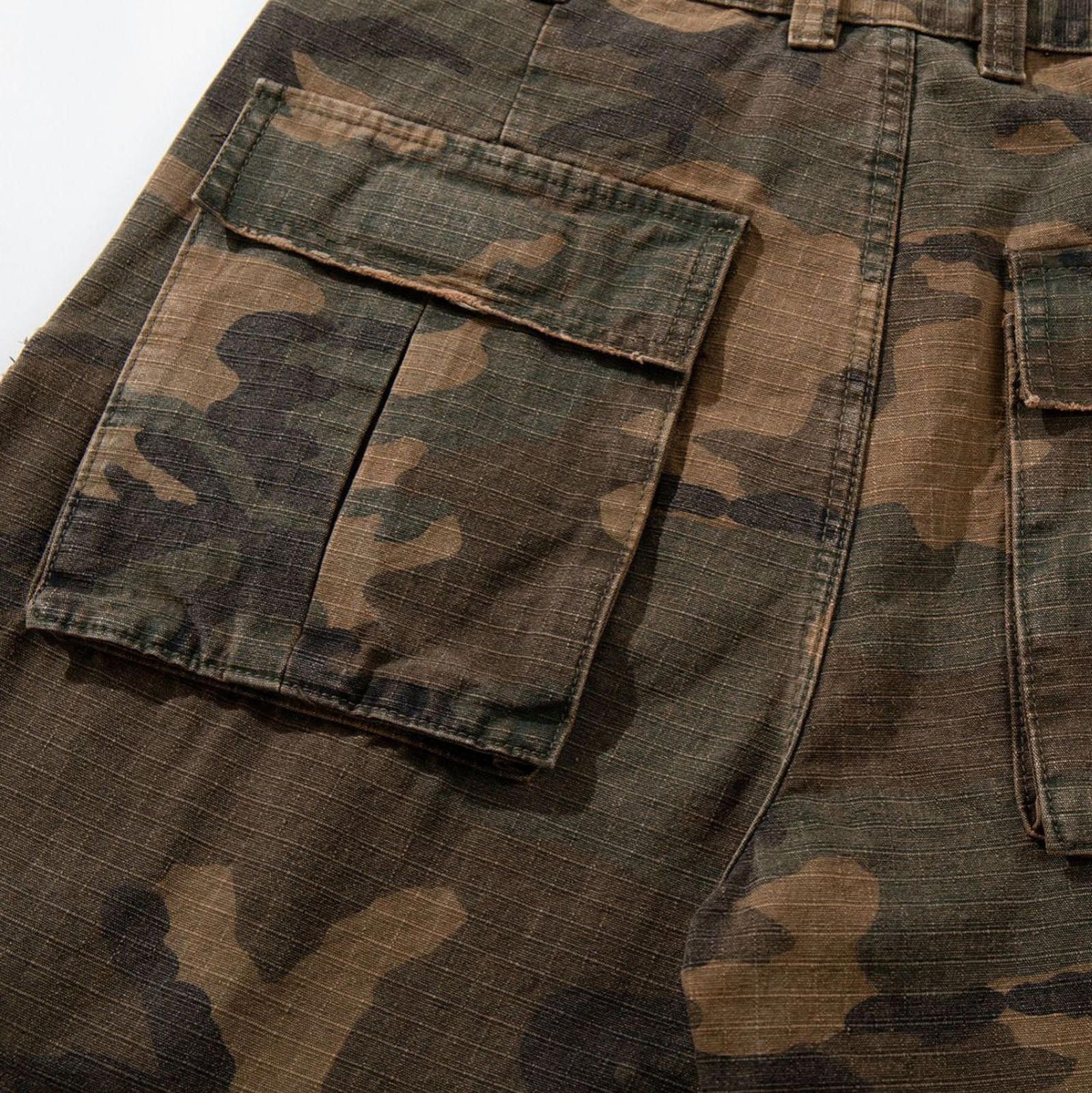 Other Camo Cargo Casual Pants Utility Wide-Leg Trousers Size US 32 / EU 48 - 4 Thumbnail