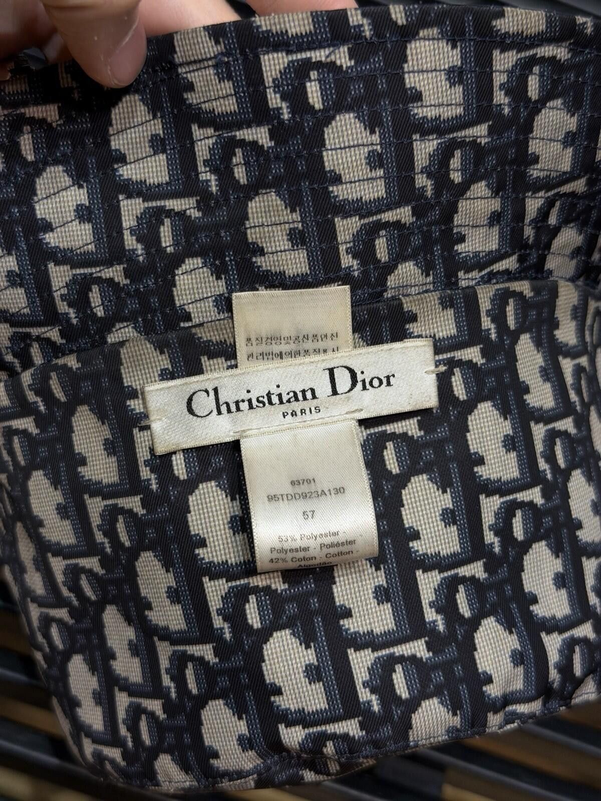 Dior Authentic Dior Reversible Teddy-D Brim Bucket Hat $1000 Size ONE SIZE - 12 Thumbnail