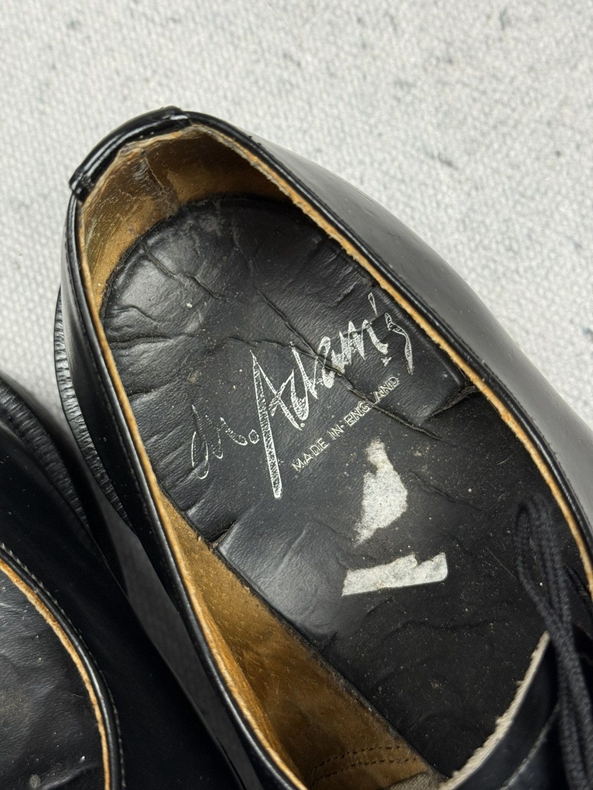 Dr. Martens Vintage Dr Martens England Black Leather Derby Shoes Archive Size US 8 / EU 41 - 16 Thumbnail