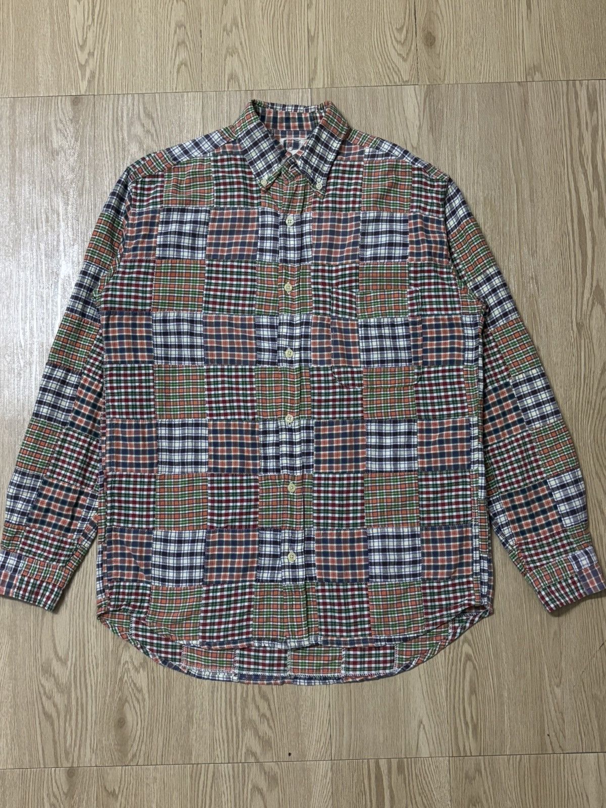 Japanese Brand PATCHWORK SHIRTS Size US M / EU 48-50 / 2 - 1 Thumbnail