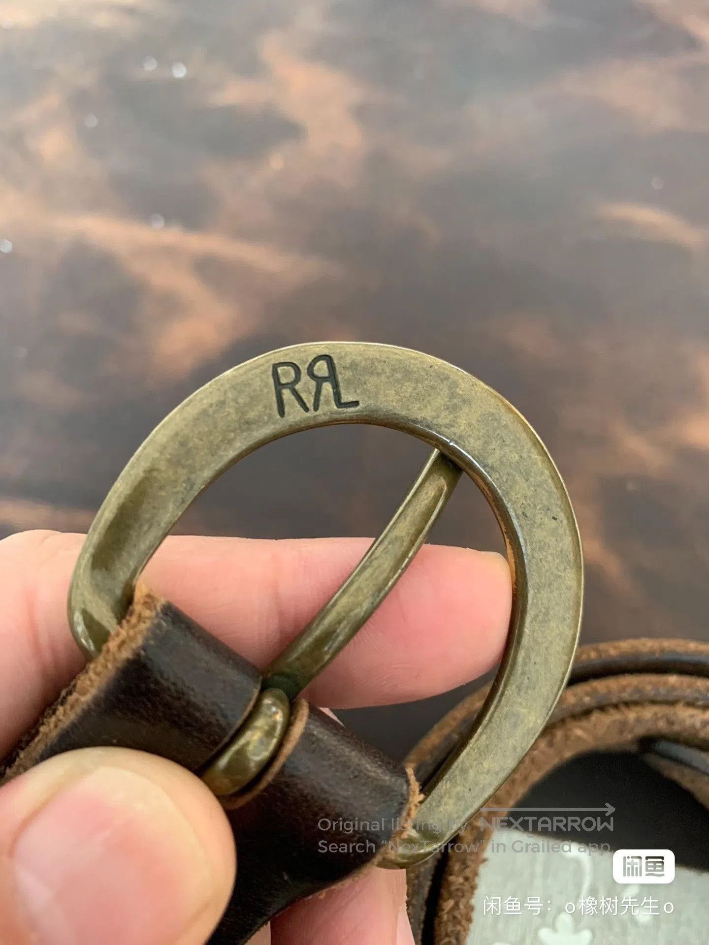 RRL Ralph Lauren RRL Brown Leather Belt. Size ONE SIZE - 2 Thumbnail
