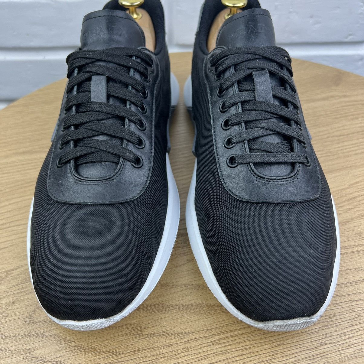 Prada PRADA Sneakers Nylon Shoes Tech Plum Side Logo Black Men’s Size US 11 / EU 44 - 6 Thumbnail