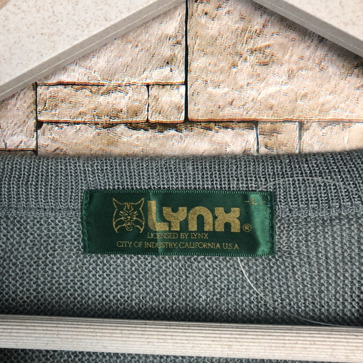 Homespun Knitwear × Japanese Brand Lynx Blue Knitwear vintage #A929 Size L / US 10 / IT 46 - 9 Thumbnail