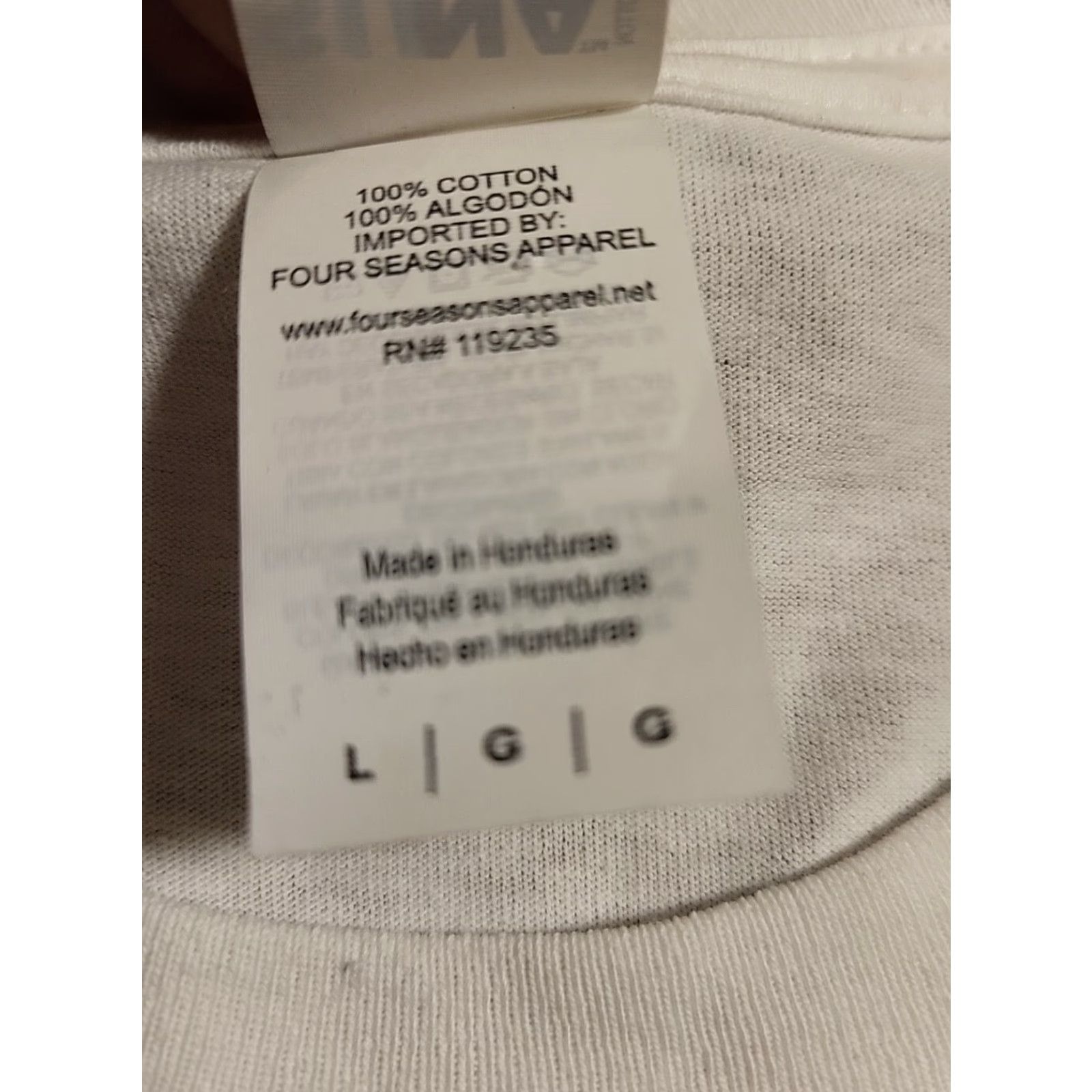Spell VINTAGE BIGFOOT WHITE MEN LARGE COTTON SS TSHIRT NEW Spell Out Suna Size US L / EU 52-54 / 3 - 5 Thumbnail