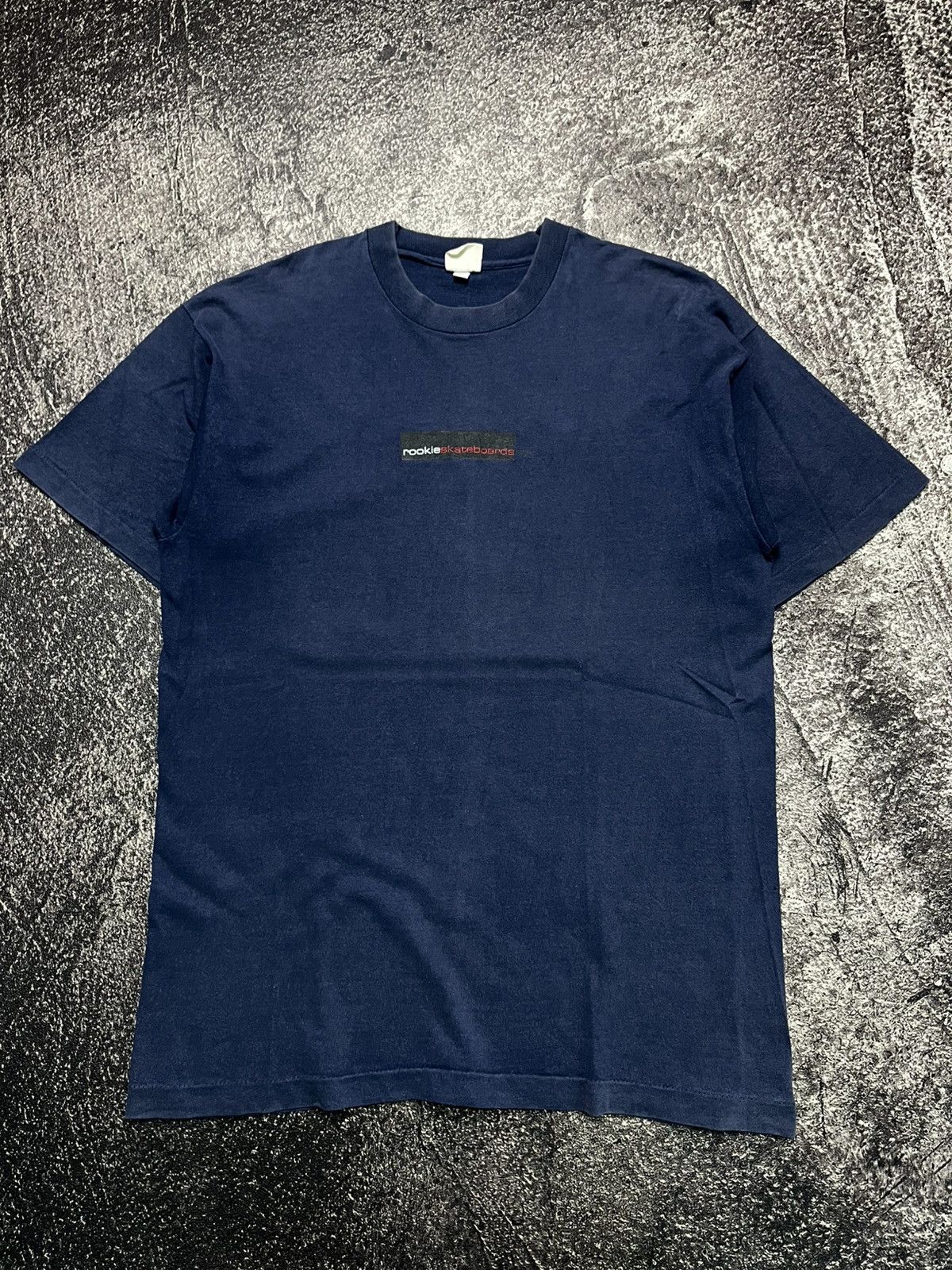 Vintage Vintage Rookie Skateboard.NYC Navy T-Shirts Size US L / EU 52-54 / 3 - 1 Thumbnail