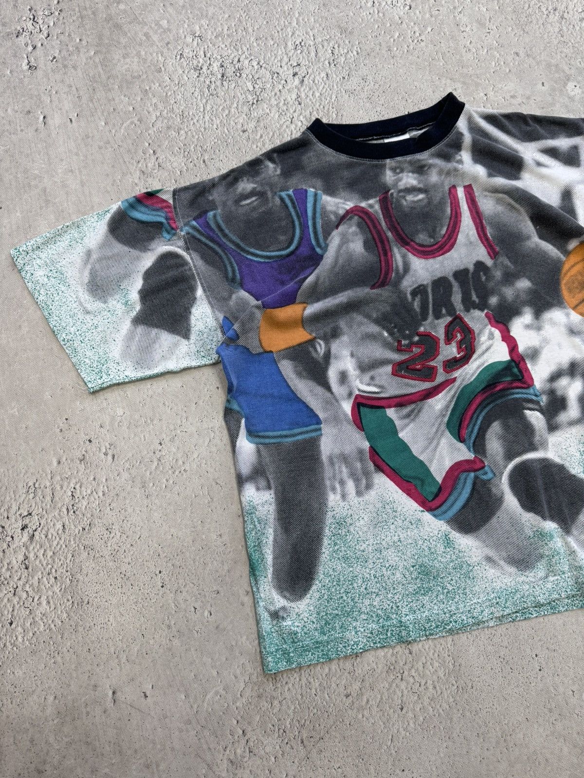 Jordan Brand × Nike × Vintage Vintage 90s Nike Michael Jordan T-Shirt Size US M / EU 48-50 / 2 - 2 Thumbnail