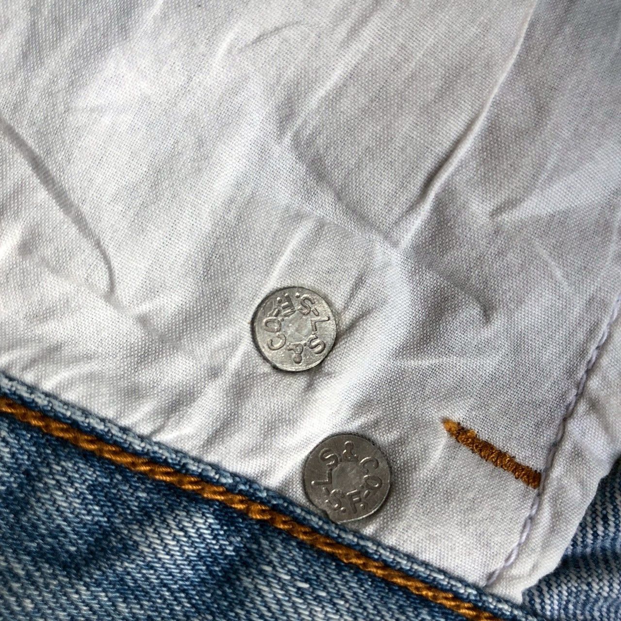 Levi's Vintage Levi’s big E Light Wash Denim Jeans Size US 30 / EU 46 - 8 Thumbnail