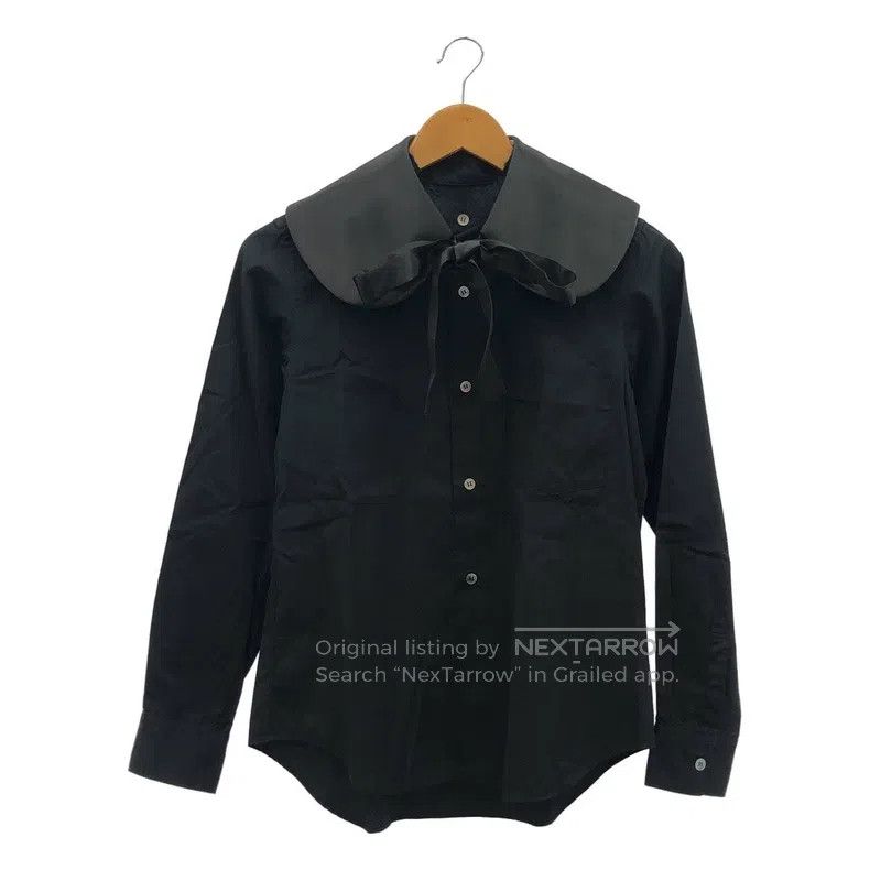 Comme des Garcons Comme Des Garcons Satin round-neck stand collar cotton shi Size XS / US 0-2 / IT 36-38 - 1 Thumbnail