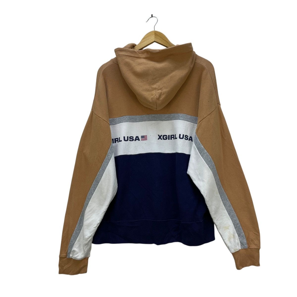 X-Girl 💥 X-girl USA Sweatshirt Hoodie Multicolour Pullover Size M / US 6-8 / IT 42-44 - 2 Thumbnail