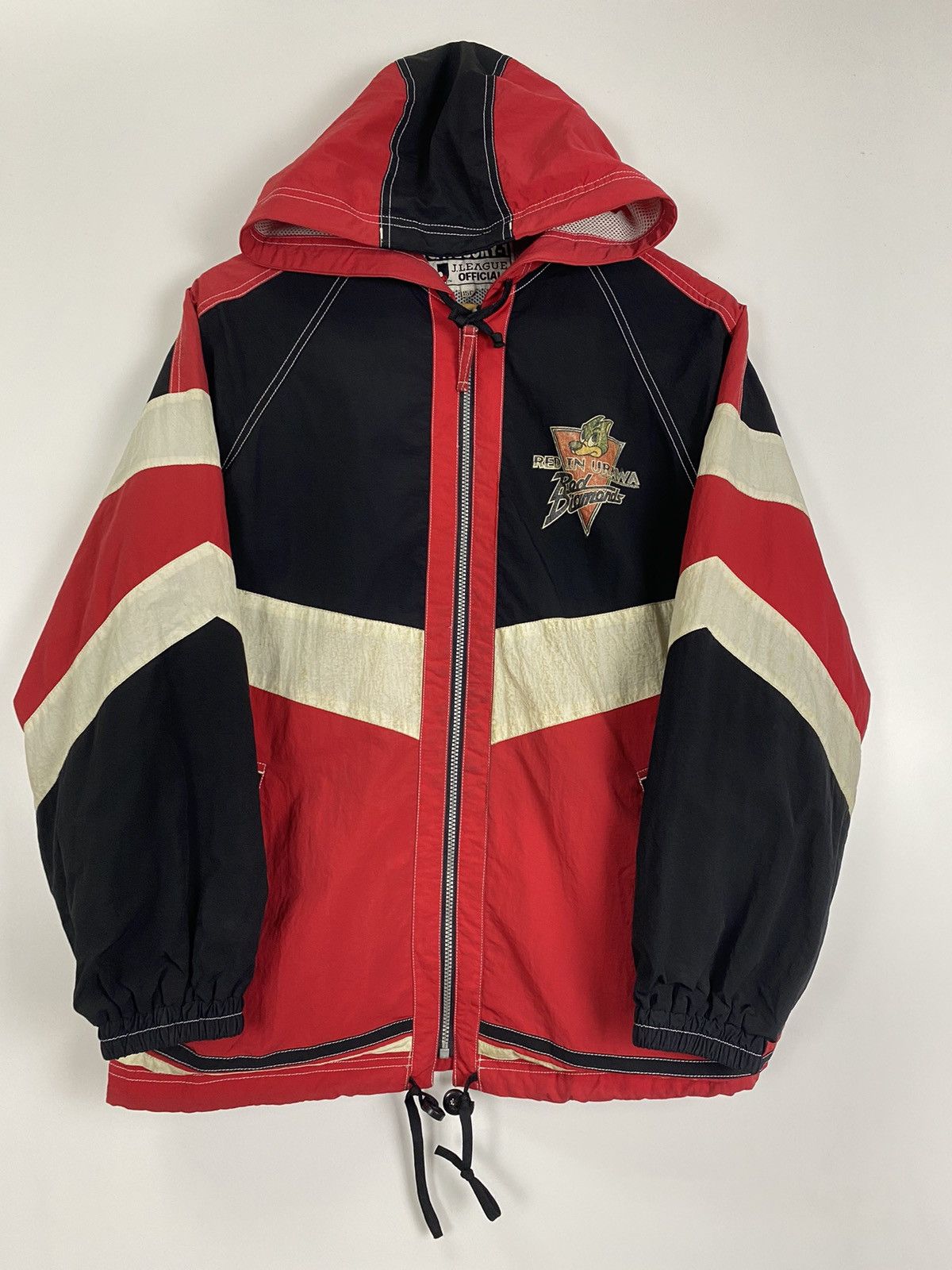 Vintage Vintage J.League Official Red In Urawa windbreaker Size US M / EU 48-50 / 2 - 10 Thumbnail