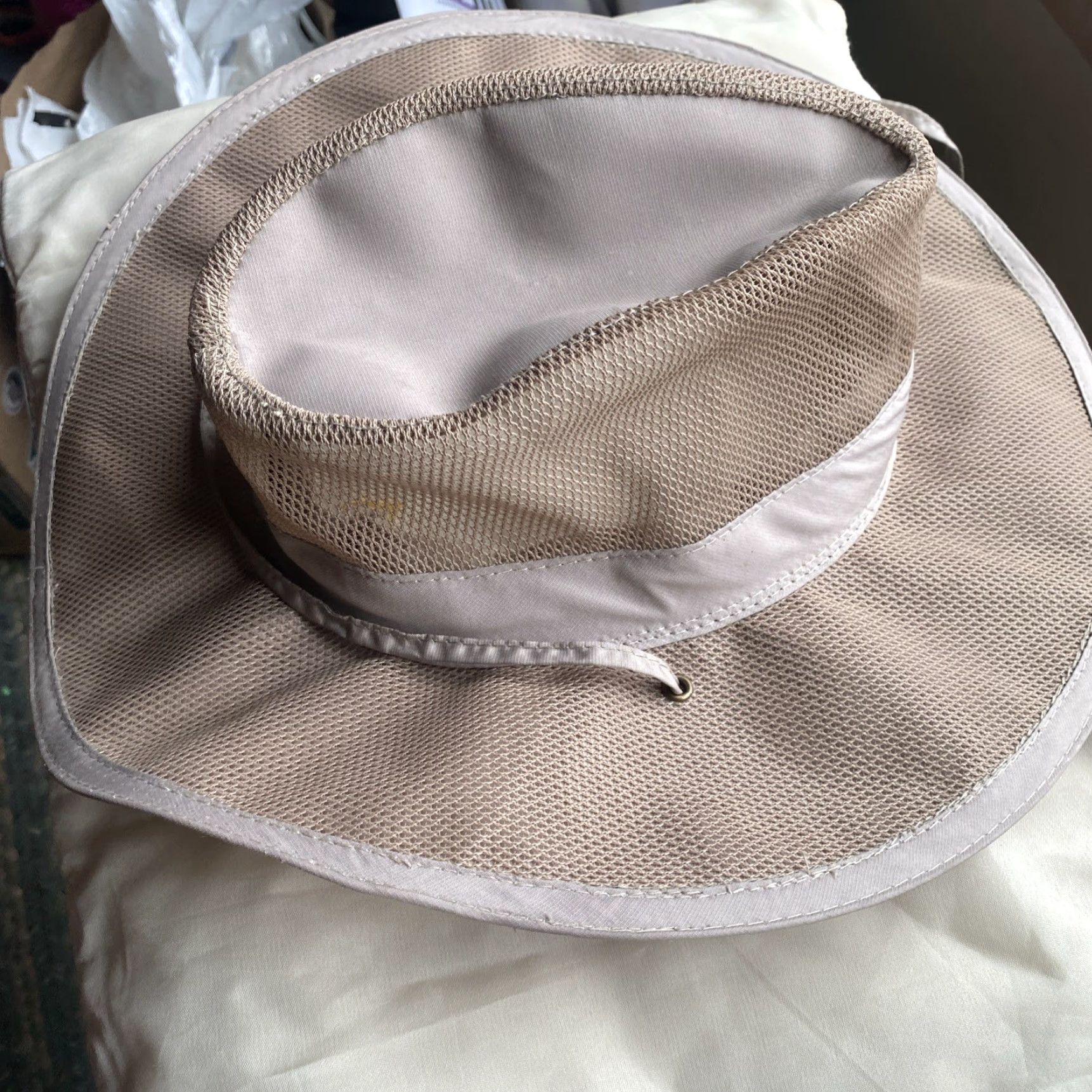 Vintage Cabela’s Airflow Sun Hat Unisex Adults Hat M Beige Wide Brim Outdoor Fishing Hiking Camping Summer Spring Fall Size ONE SIZE - 5 Thumbnail