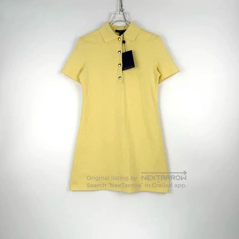 Louis Vuitton Louis Vuitton Short sleeve polo dress with yellow dark str Size M / US 6-8 / IT 42-44 - 3 Thumbnail