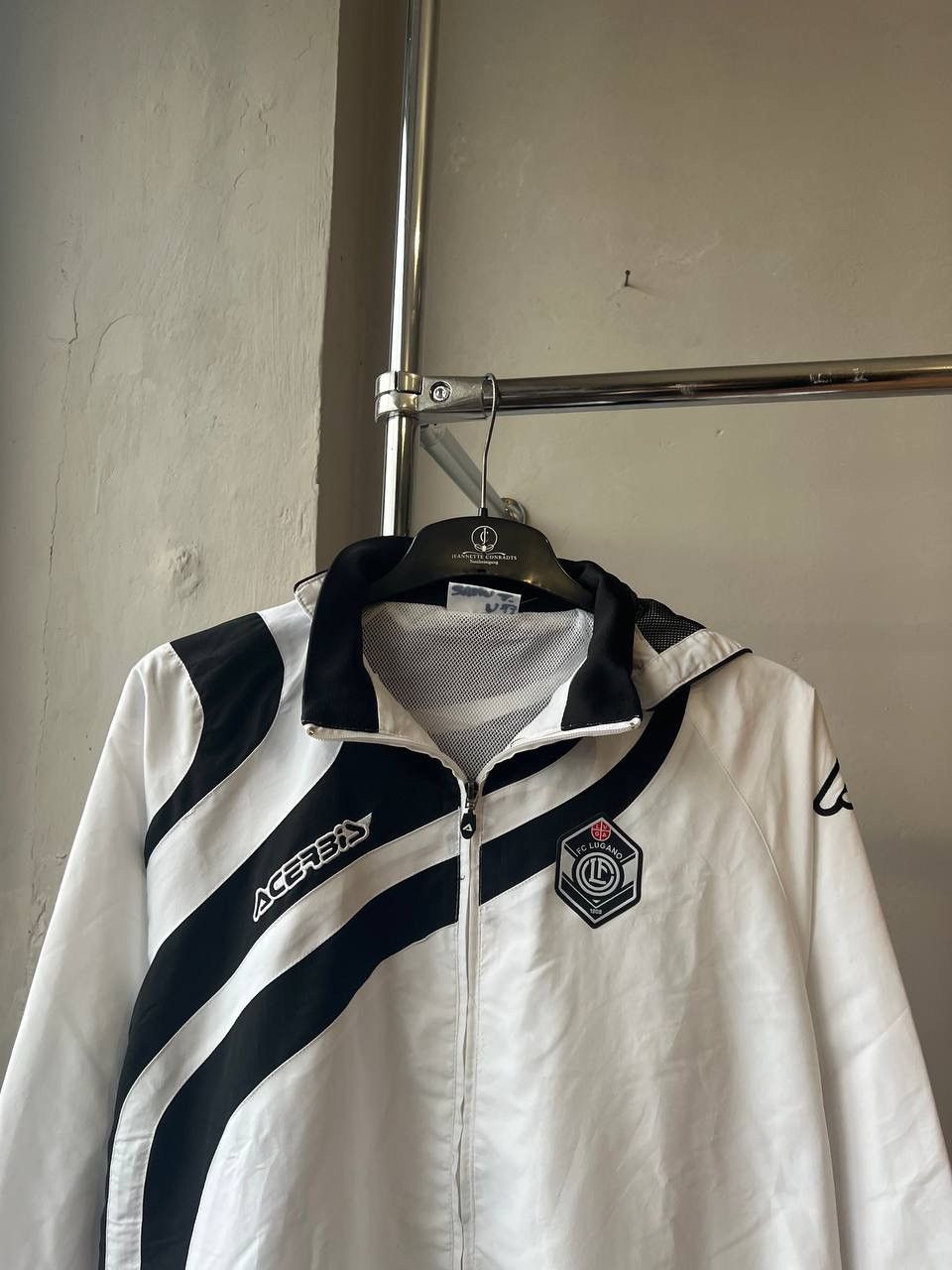 Sports Specialties 2016/18 FC LUGANO SWITZERLAND TRAINING ACERBIS TRACK JACKET Size US M / EU 48-50 / 2 - 3 Thumbnail