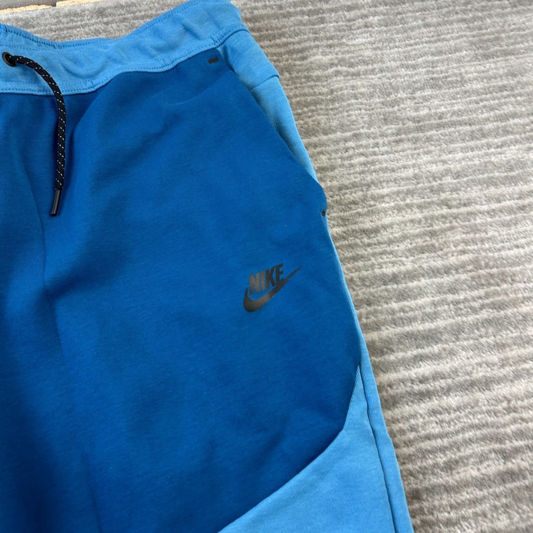 Nike Nike Tech Fleece Pants Mens Large Blue Jogger Sweatpants Size US 33 - 4 Thumbnail