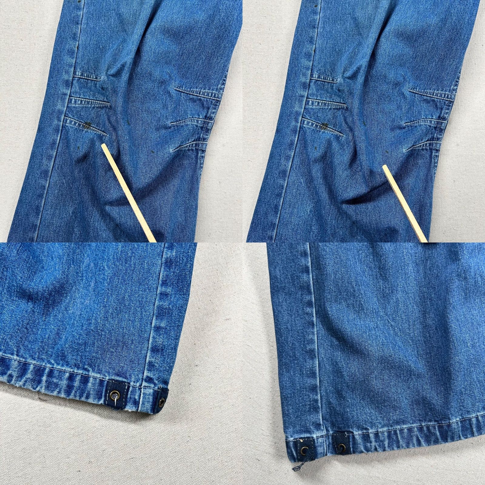 Levi's VINTAGE Levi's Silvertab Jeans Mens XLx34 Jeans 90s Grunge Wide-Leg Blue Denim Cotton Regular Mens XLx34 Size US 36 / EU 52 - 8 Thumbnail
