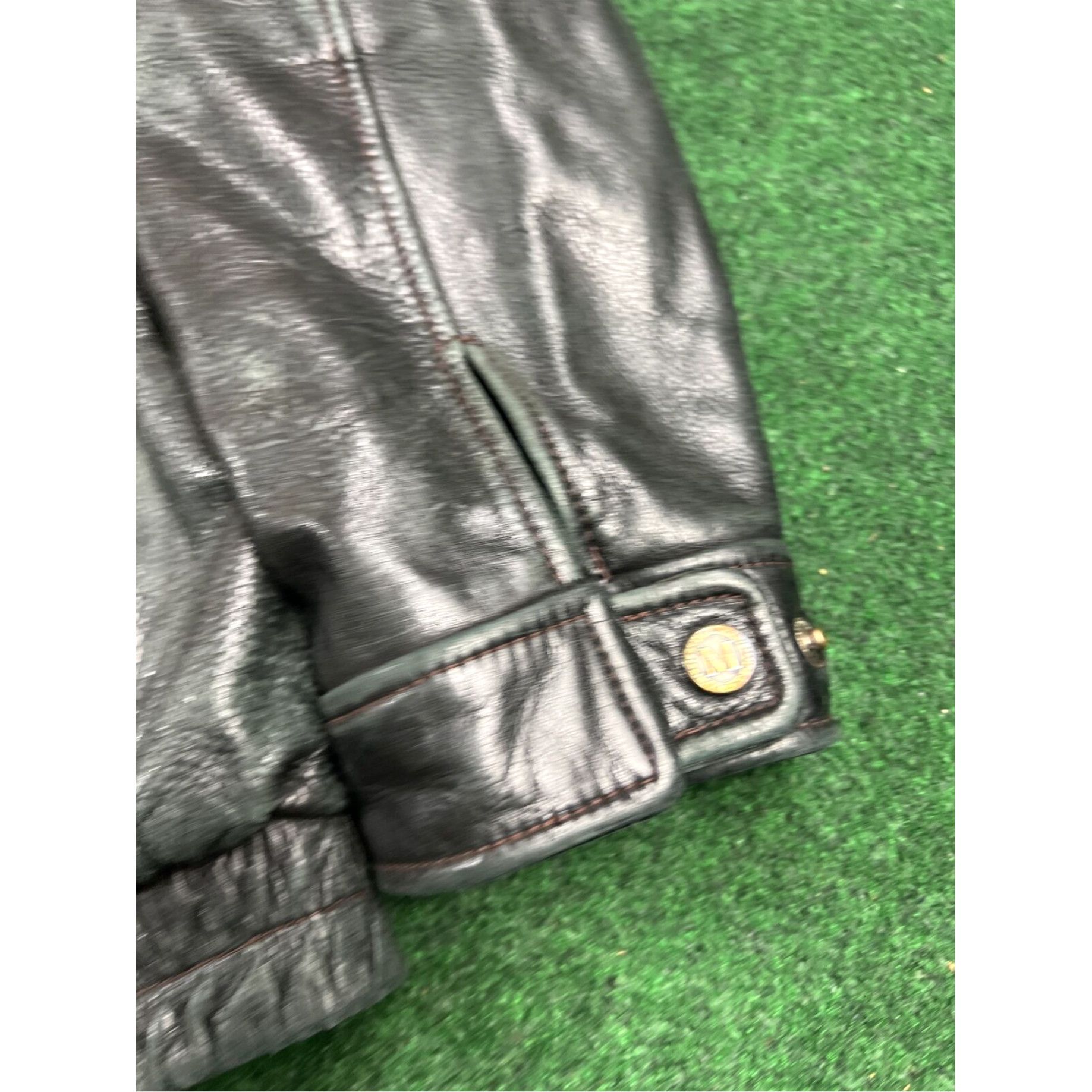 Andrew Marc Marc NY Andrew Marc 1st Class Black Leather Bomber Jacket Sz XL Size US XL / EU 56 / 4 - 7 Thumbnail