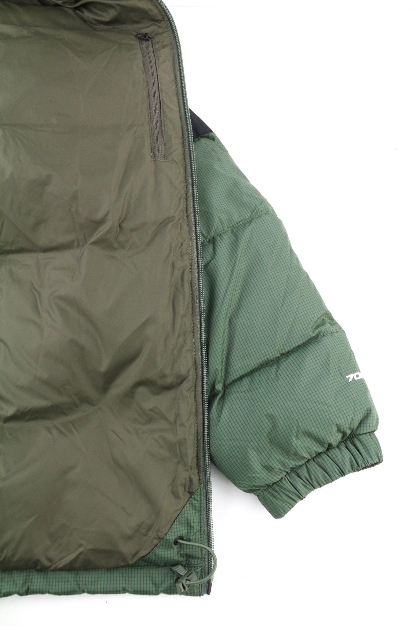 The North Face DIABLO M Green 700 Down Zipper Logo Puffer Jacket 80502 Size US M / EU 48-50 / 2 - 6 Thumbnail