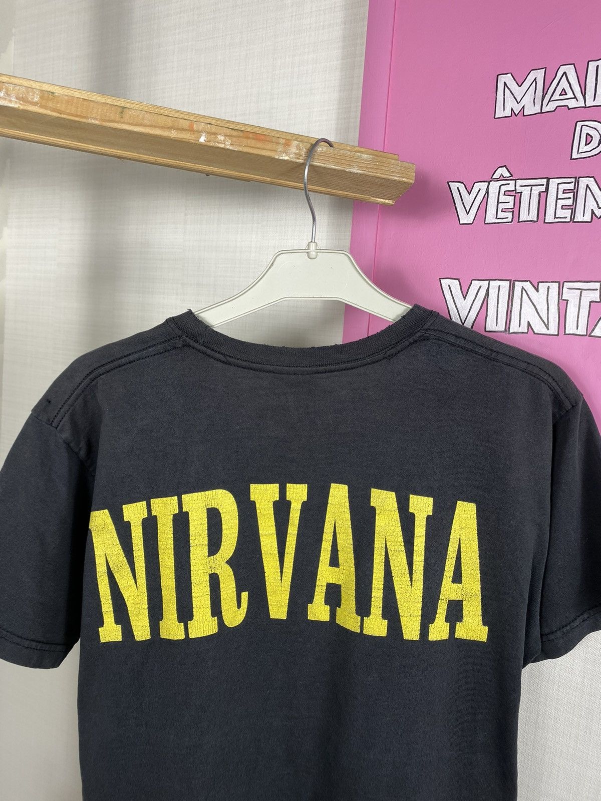 Fruit Of The Loom × Nirvana × Vintage Nirvana Smile Vintage 90S T Shirt Size US S / EU 44-46 / 1 - 15 Thumbnail