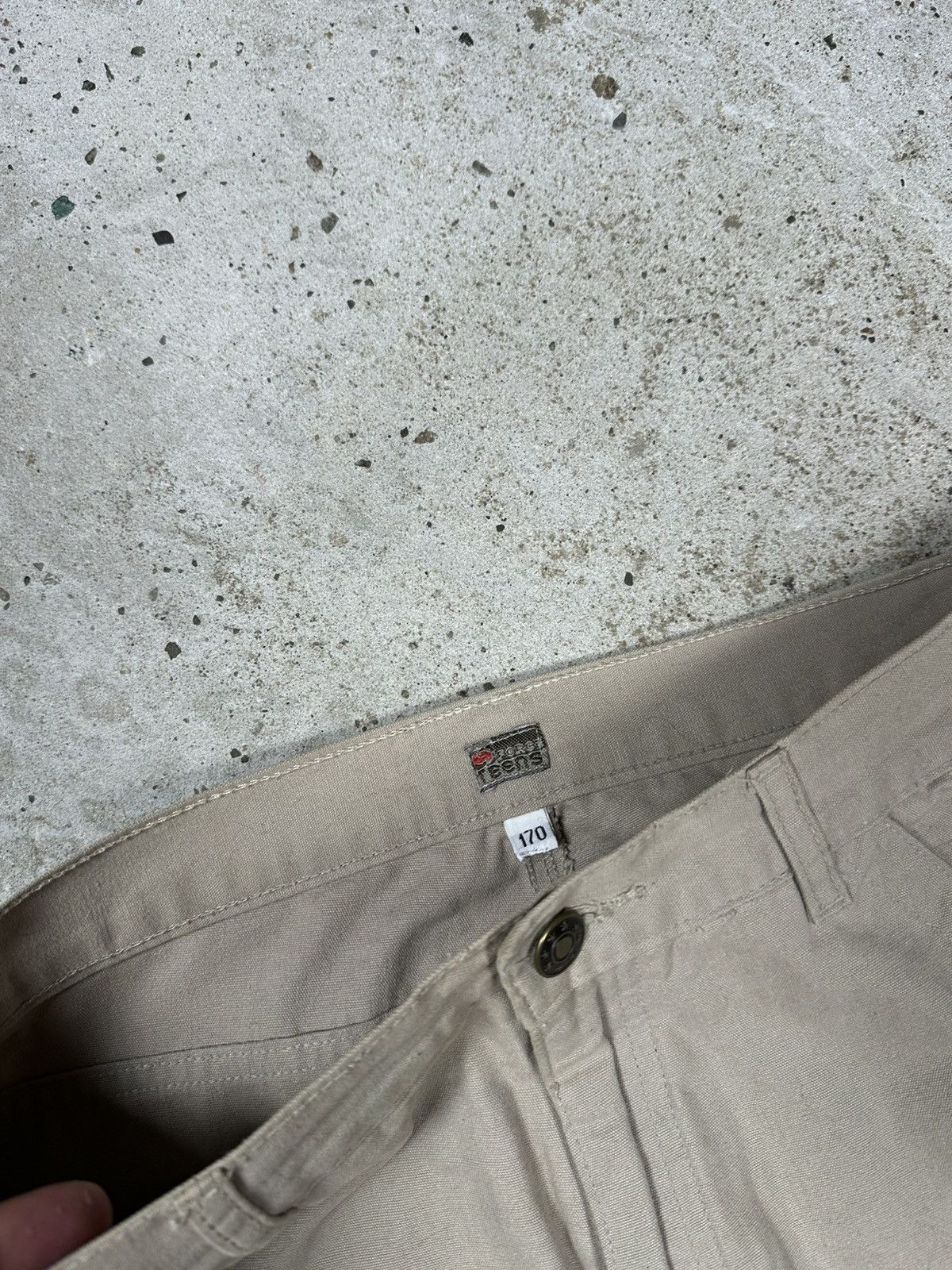 JNCO × Vintage Vintage Y2K Jnco Style Baggy Carpenter Beige Pants Size US 29 - 13 Thumbnail
