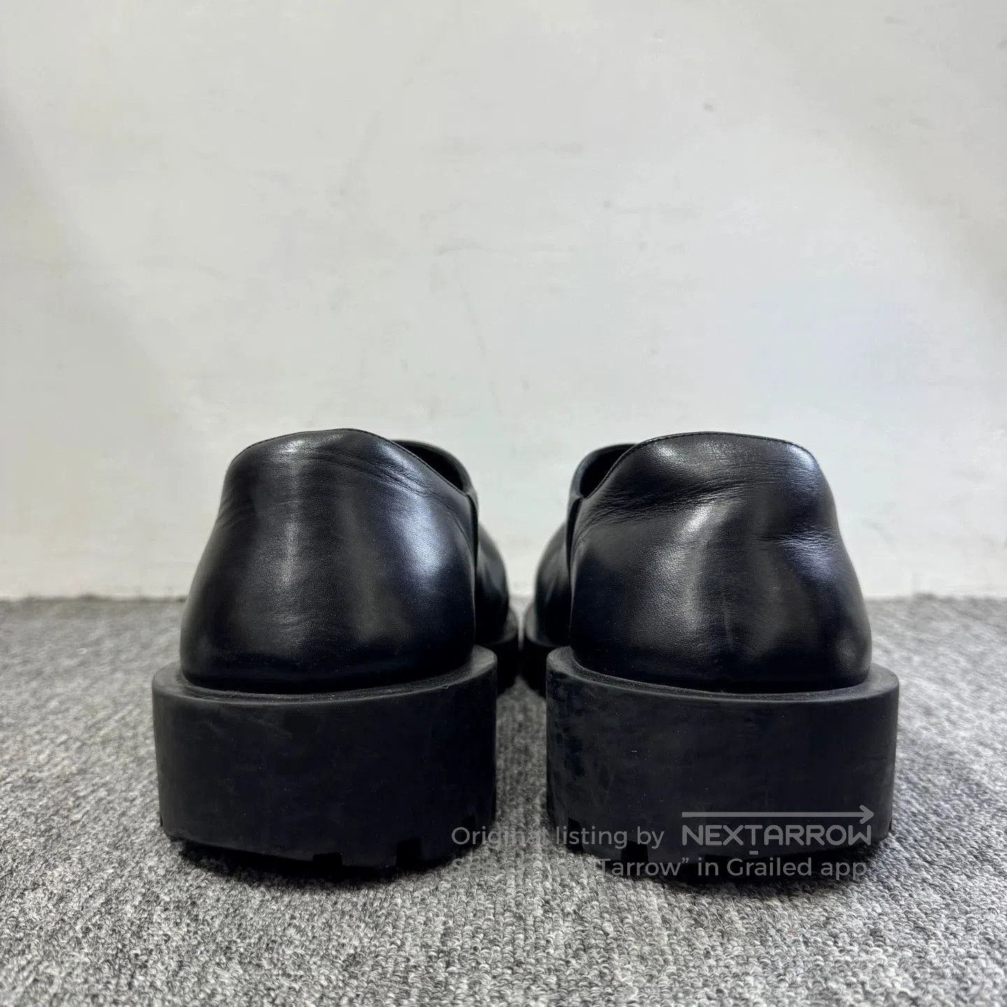 Balenciaga Black Chunky Sole Slip-On Shoes. Size US 8 / EU 41 - 2 Thumbnail