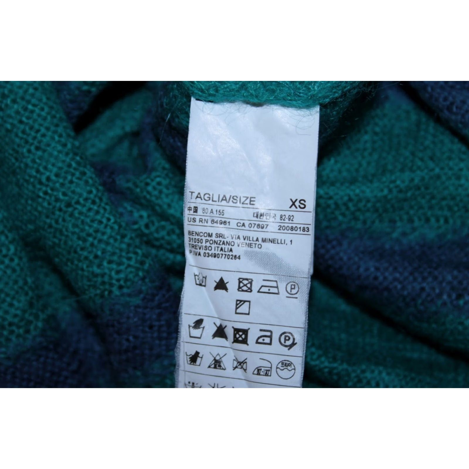 United Colors Of Benetton United Colors of Benetton Womens Mohair Blend Dress XS Green A-Line Dress XS Womens Size XS / US 0-2 / IT 36-38 - 6 Thumbnail